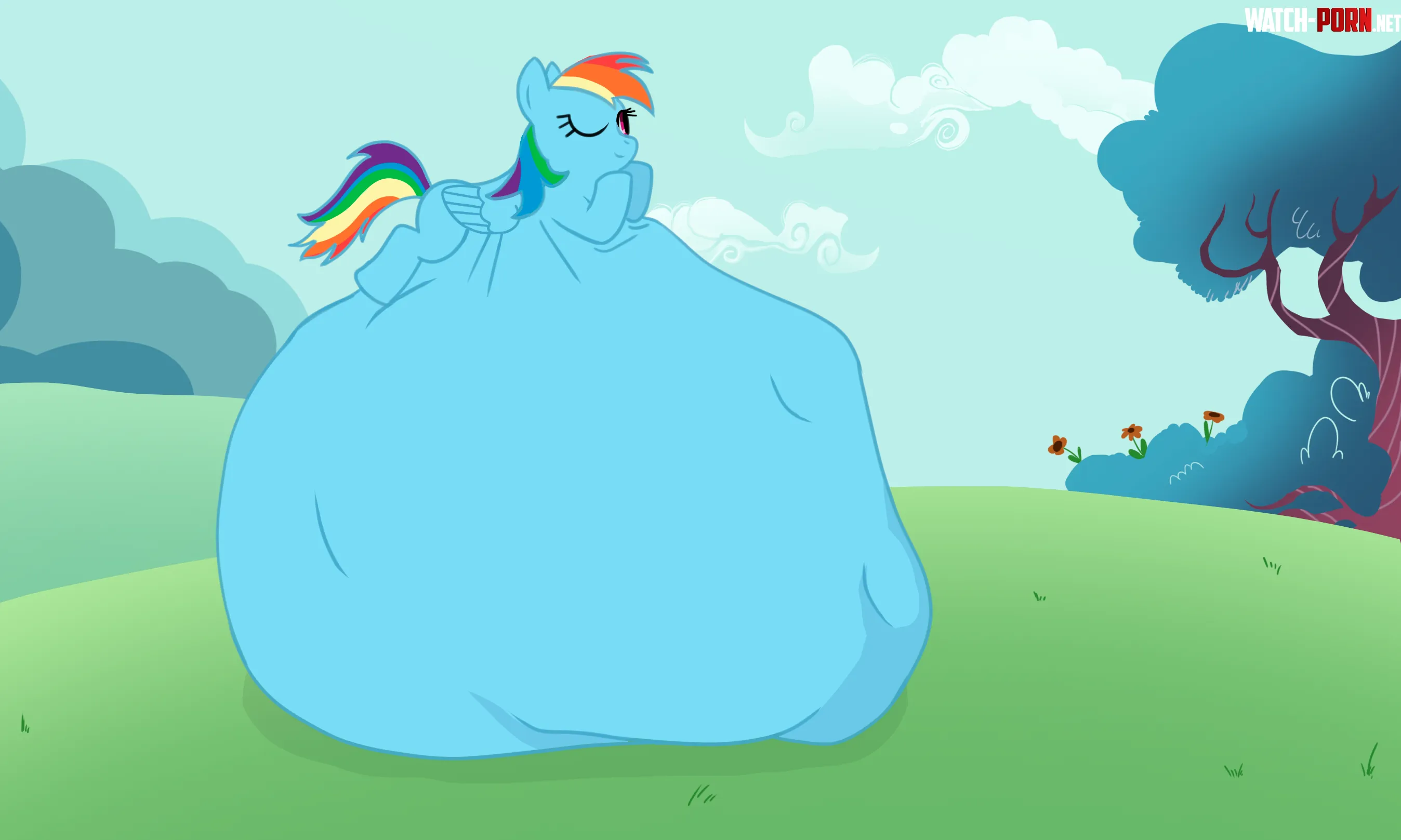 {IMAGE} Her belly is full (commissions open) by Ituretta_Draw