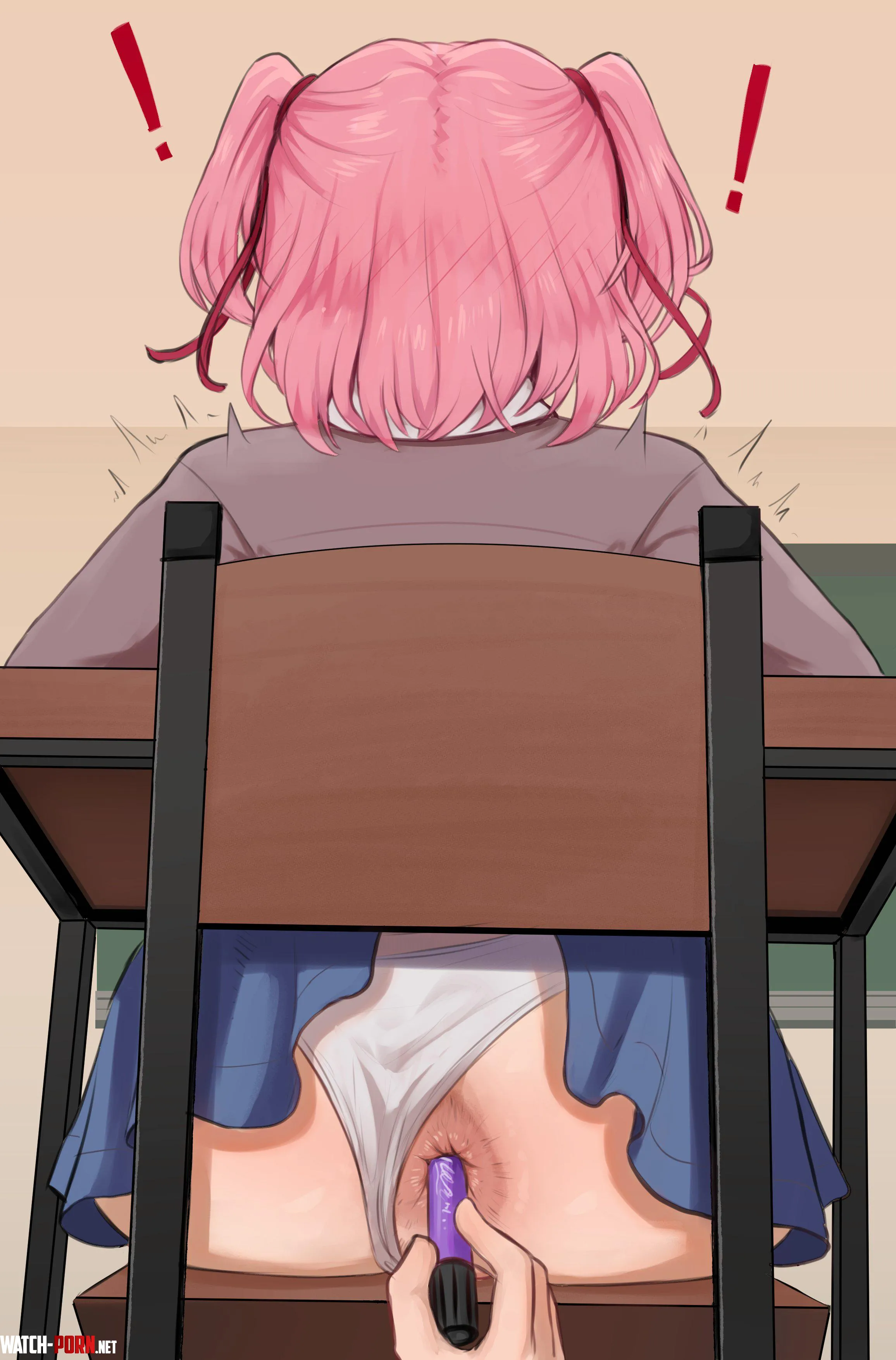 Classroom prank (Brikot) [doki doki literature club] by Mastersniper21