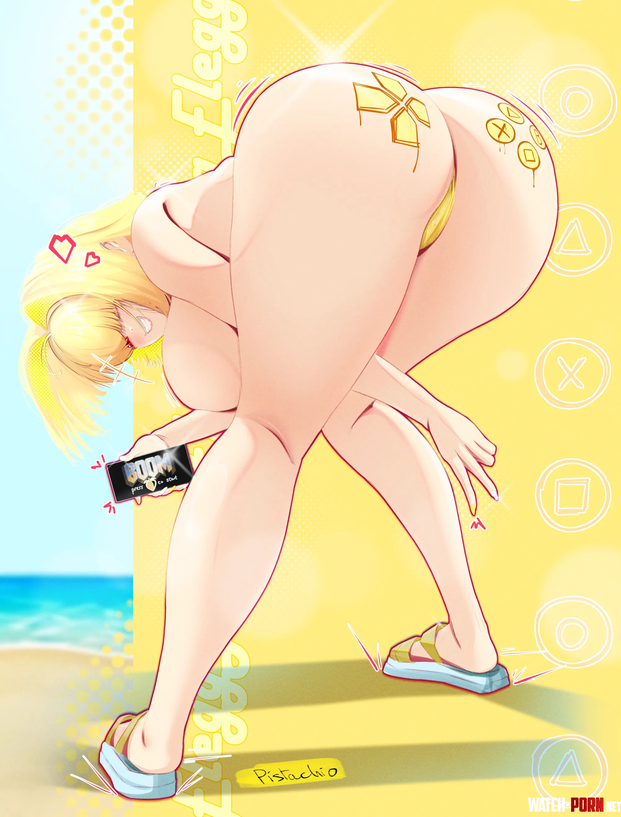 Elegg's gamepad (Nikke) by shamelesstoesucker