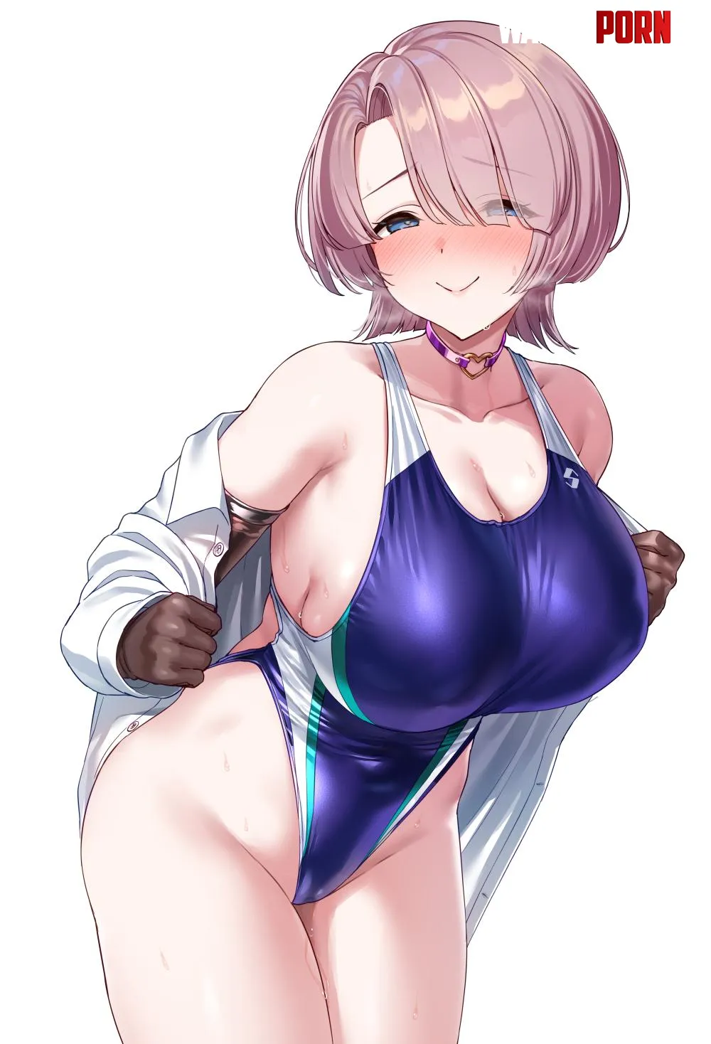 Swimsuit Mao [Idolmaster] by xSaviour_N