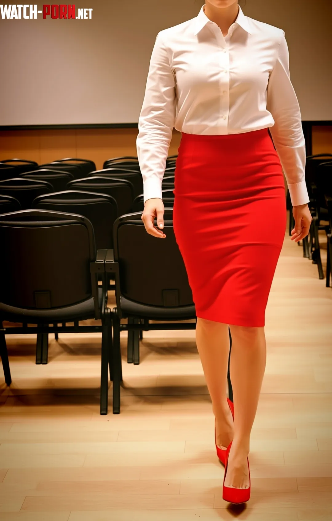 Red + white to a business presentation. by Sea_Explanation380