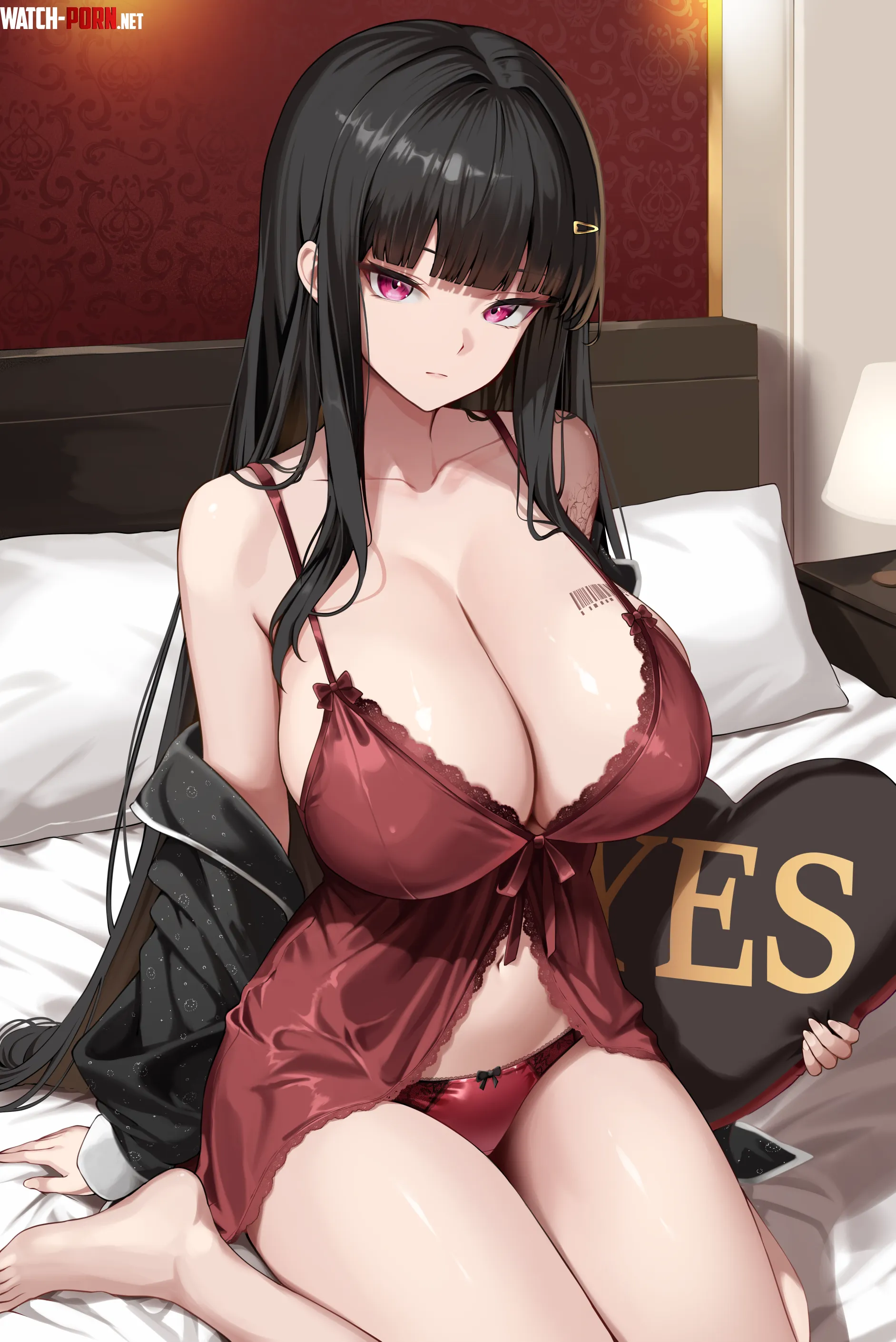 D in red babydoll (nanaya) [Goddess Of Victory: Nikke] by elegantloveglimmer