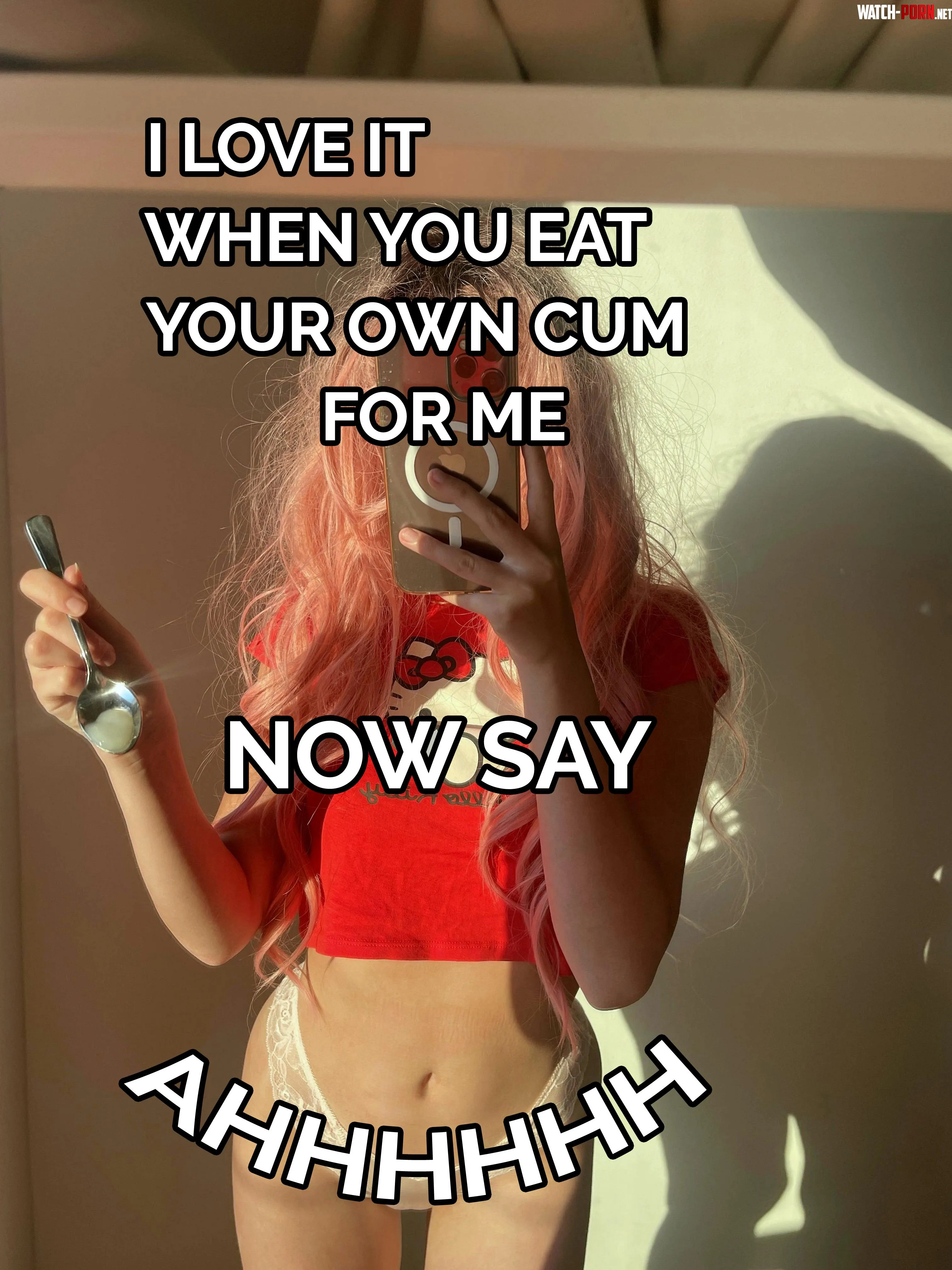 Open that cute mouth for princess‼️ Right now, bitch‼️ by PinkDolxo