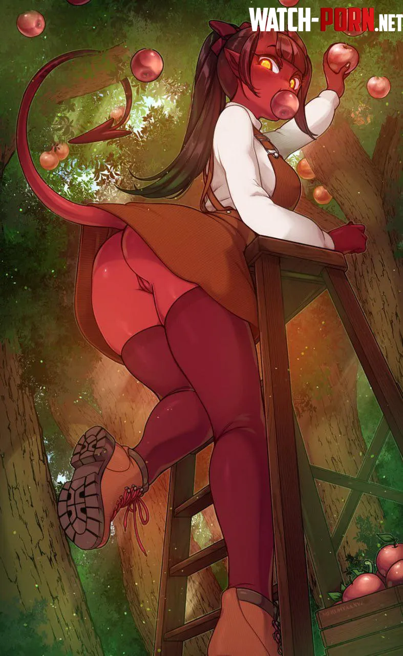 Apple picking 🍎 by TwilightWhisperxo