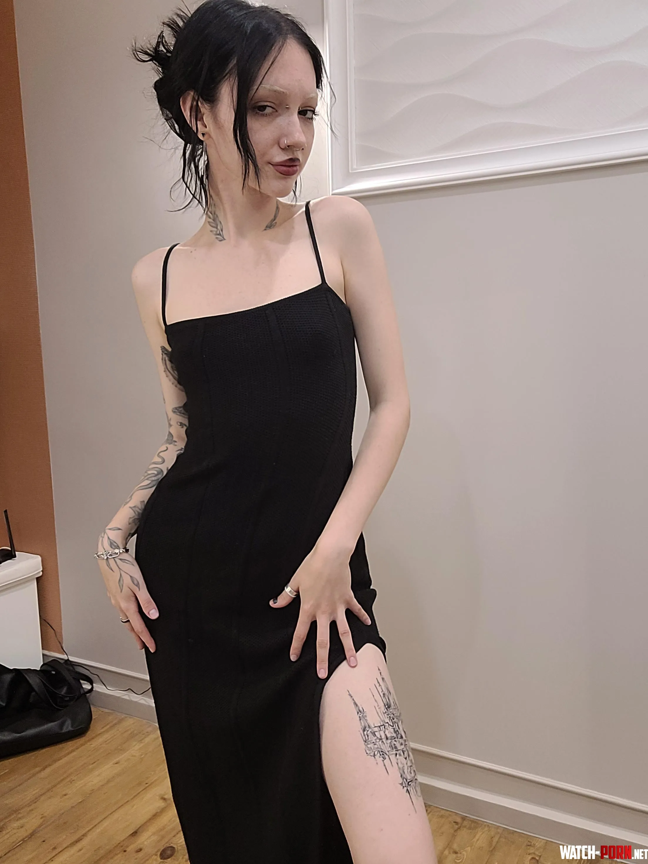 Tight black dress by 555winkme