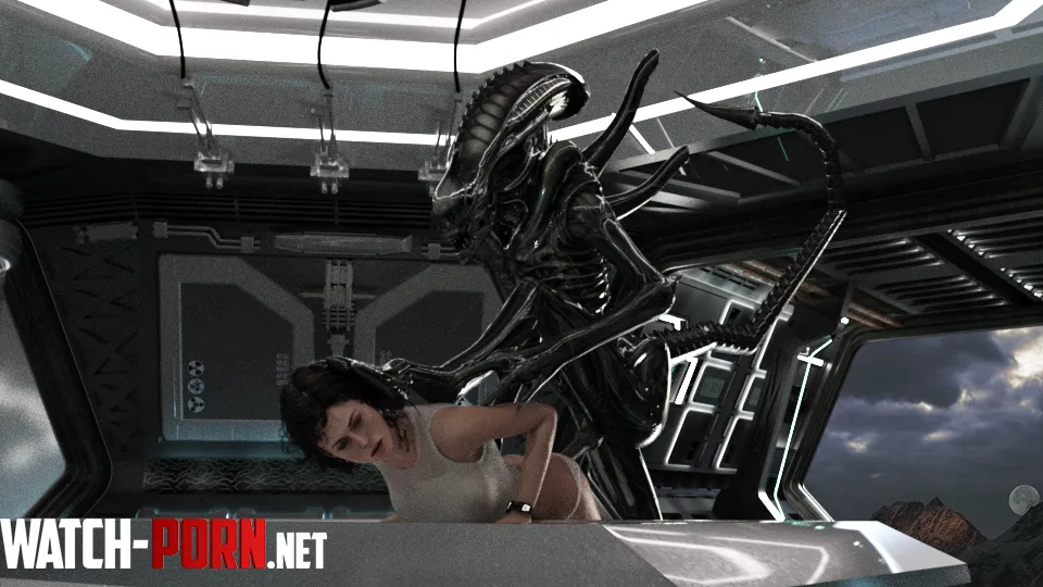 Another encounter with the Xenomorph (shadowyartsdirty) [Alien Universe] by shadowyartsdirty2
