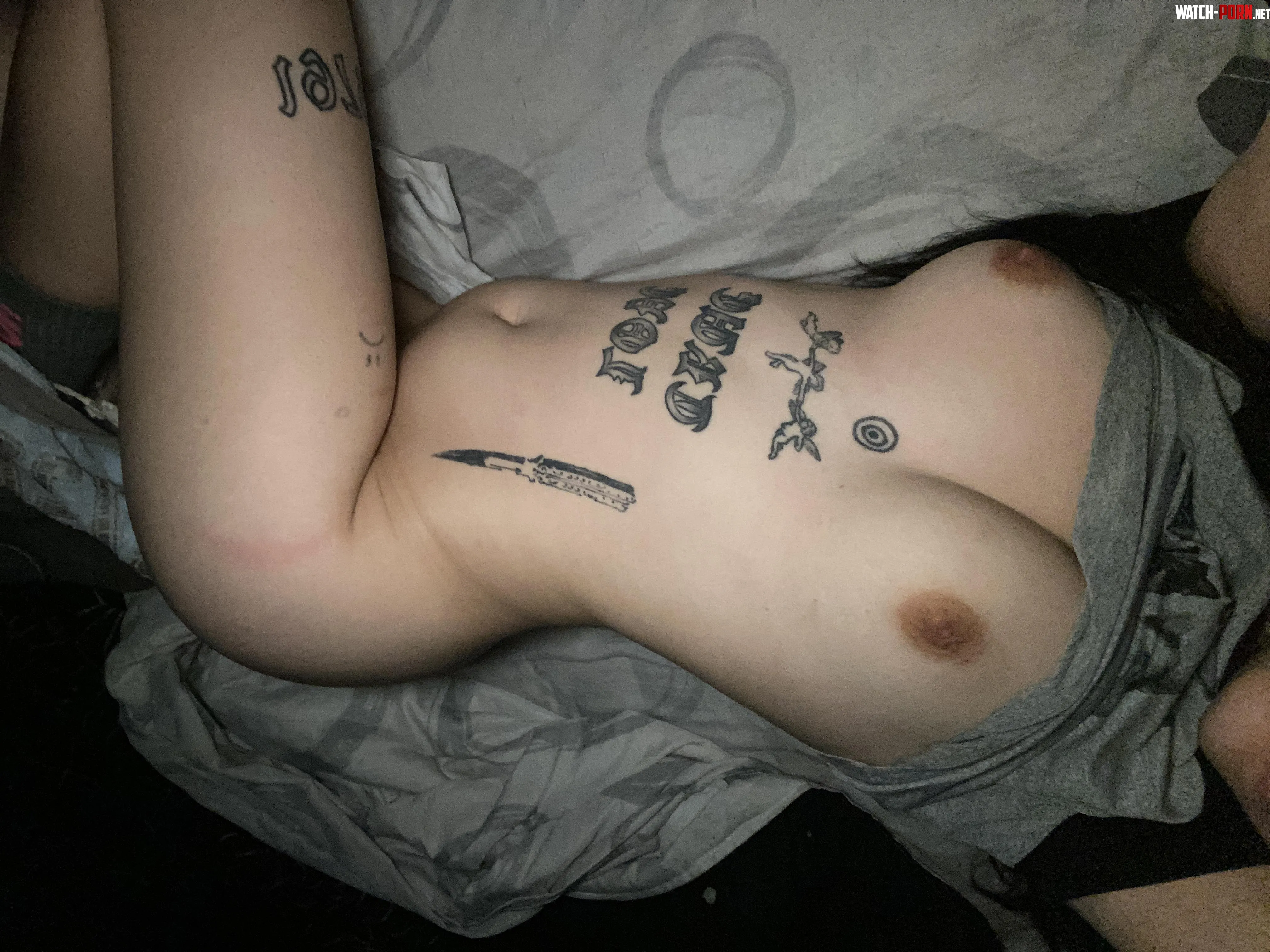 My natural goth tits by barelynormalgirl