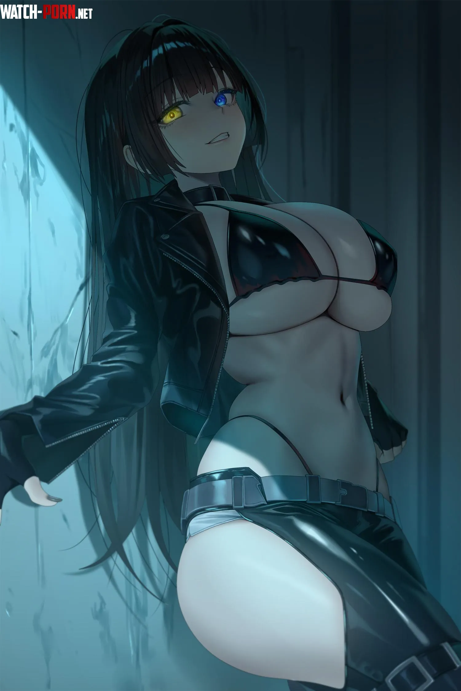 Heterochromia beauty and bikini (RUHEE ルヒ / RUHEE_GN) by elegantloveglimmer