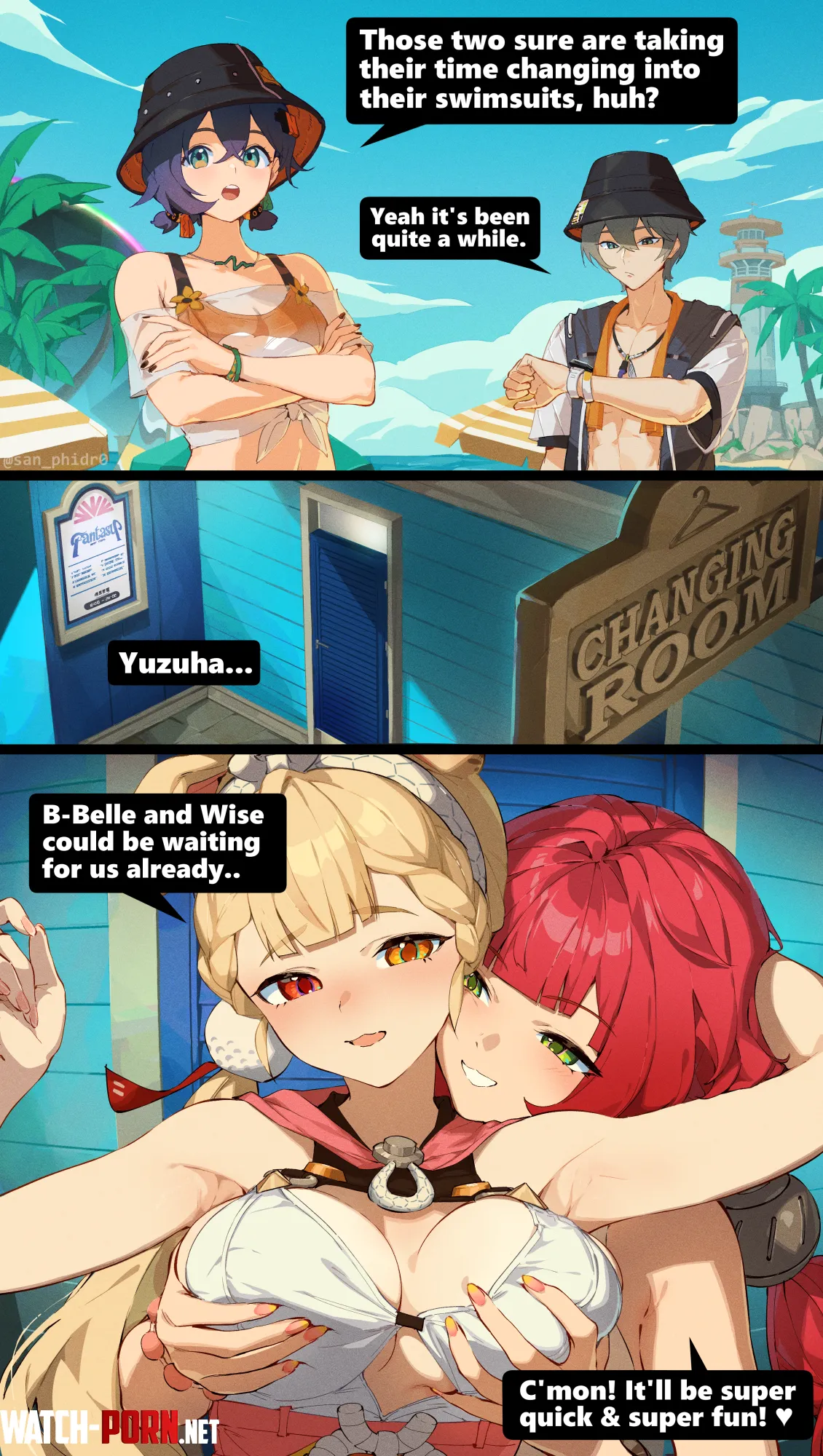 Alice x Yuzuha [ZZZ] by xSaviour_N