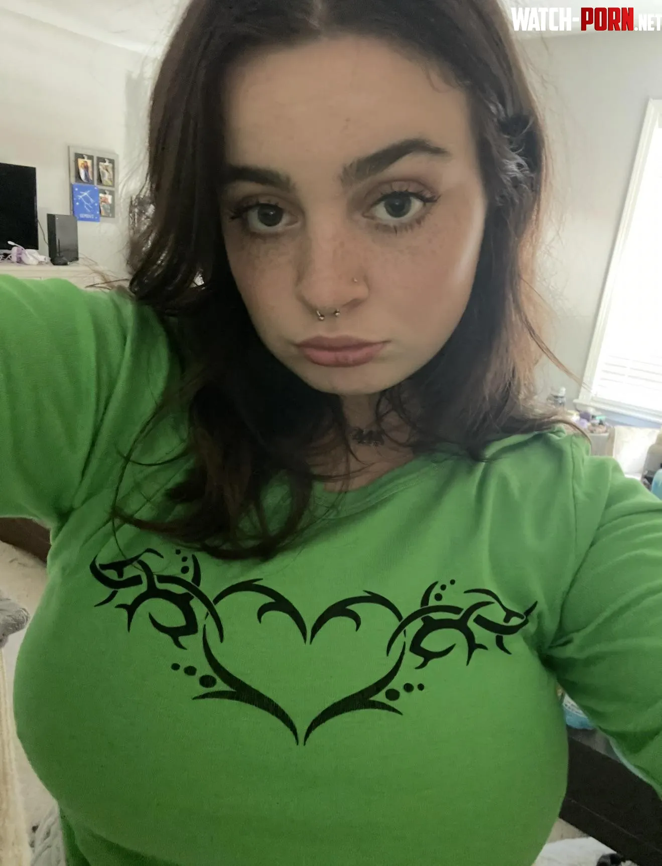 tight green top by ImportantSpirit9306