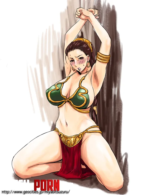 Slave Leia showing off  (miyabi tsuzuru) by SiarX