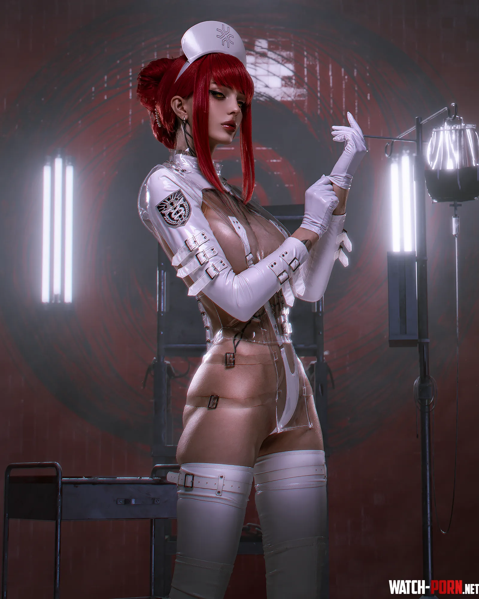Makima Nurse Original Look by Xenon, photo by Aku by Akunohako