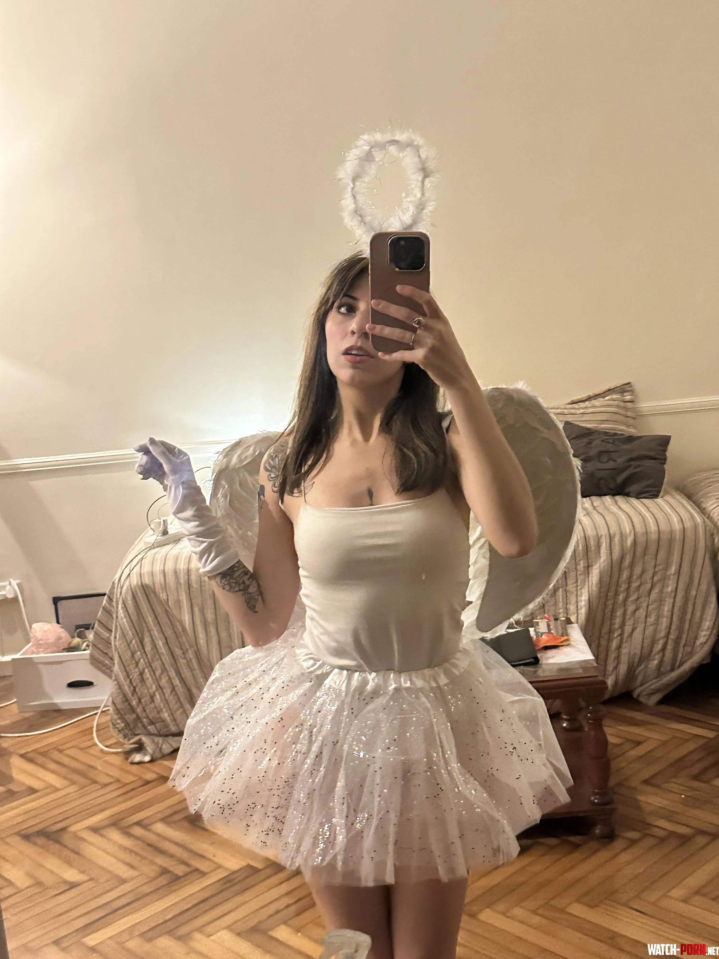 This dress is weird but so classy and elegant by sandibelle1