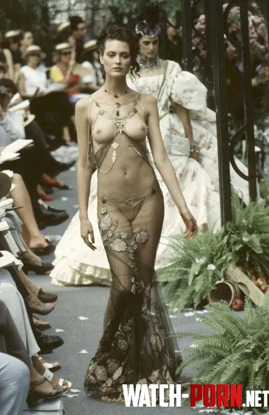 Christian Dior - Fall 1997 Couture - Shalom Harlow by misplacedspace
