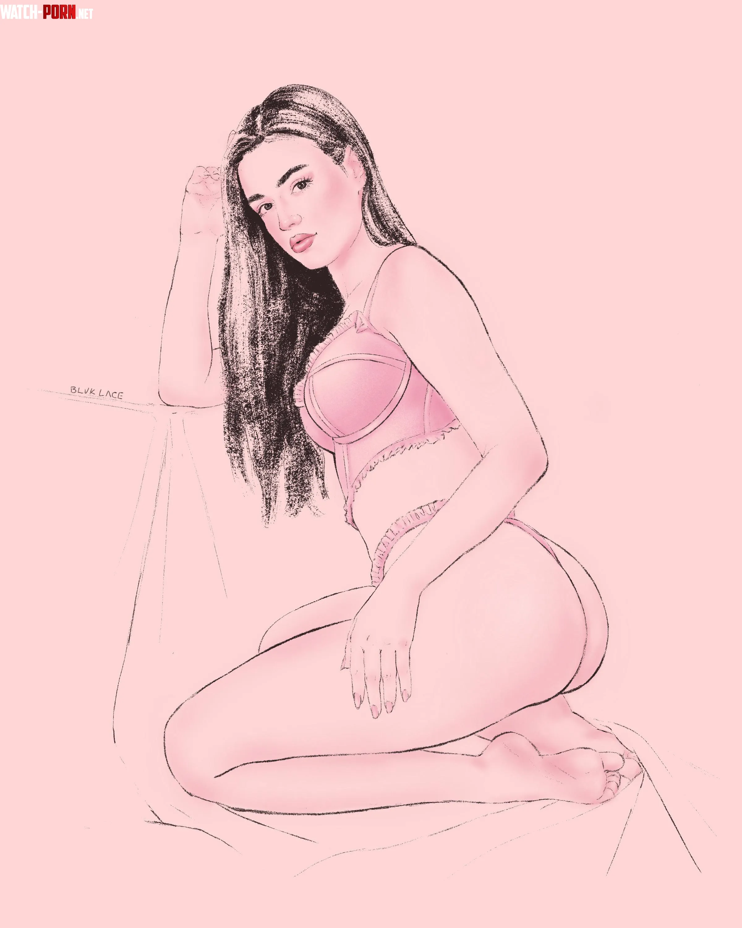 I can't think of a color more delicate than pink. Art by me by ConsumeCrayons