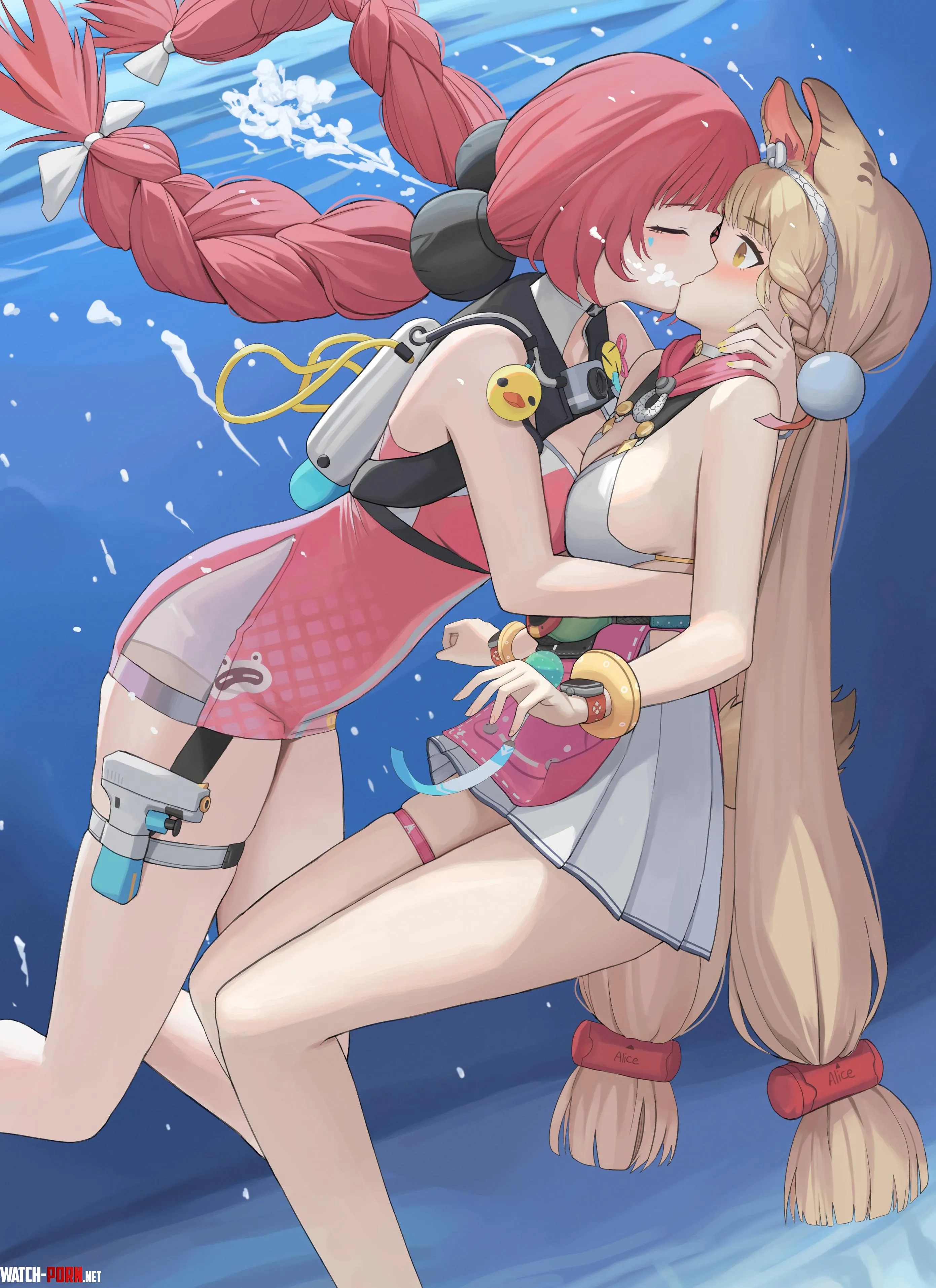 Kissing under the water (dolri) [Zenless Zone Zero] by HentaiDepartment