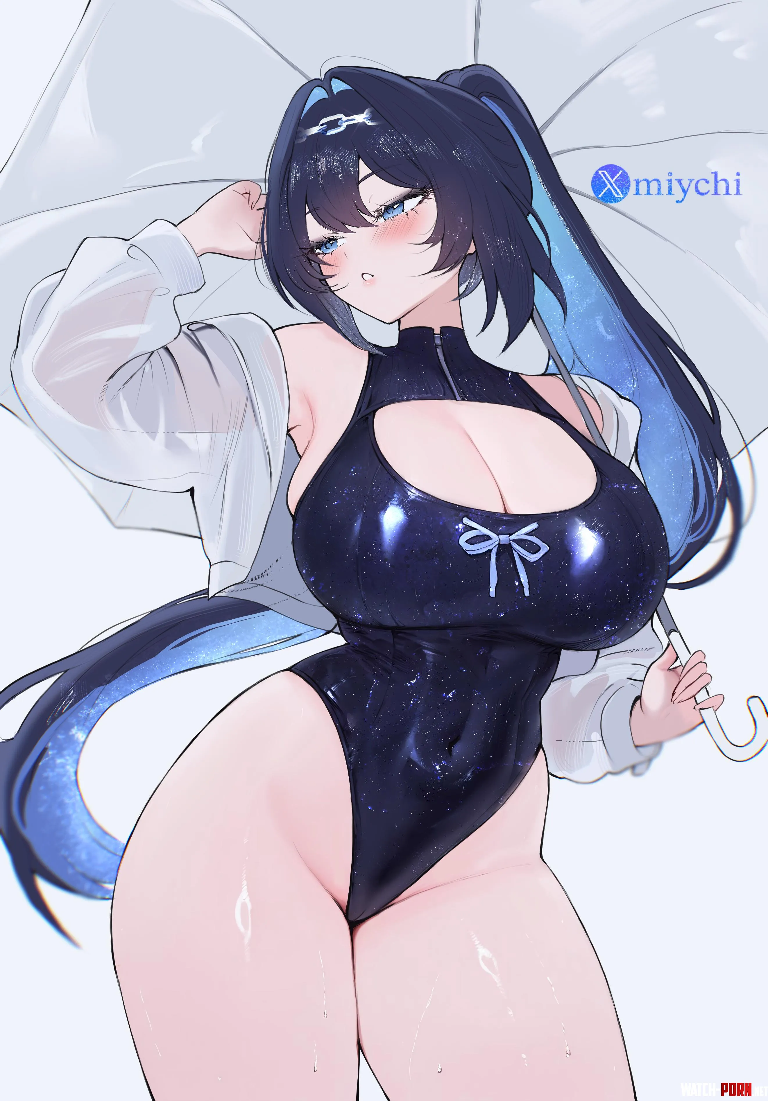 Kronii Umbrella (miychi) [Hololive] by llamanatee