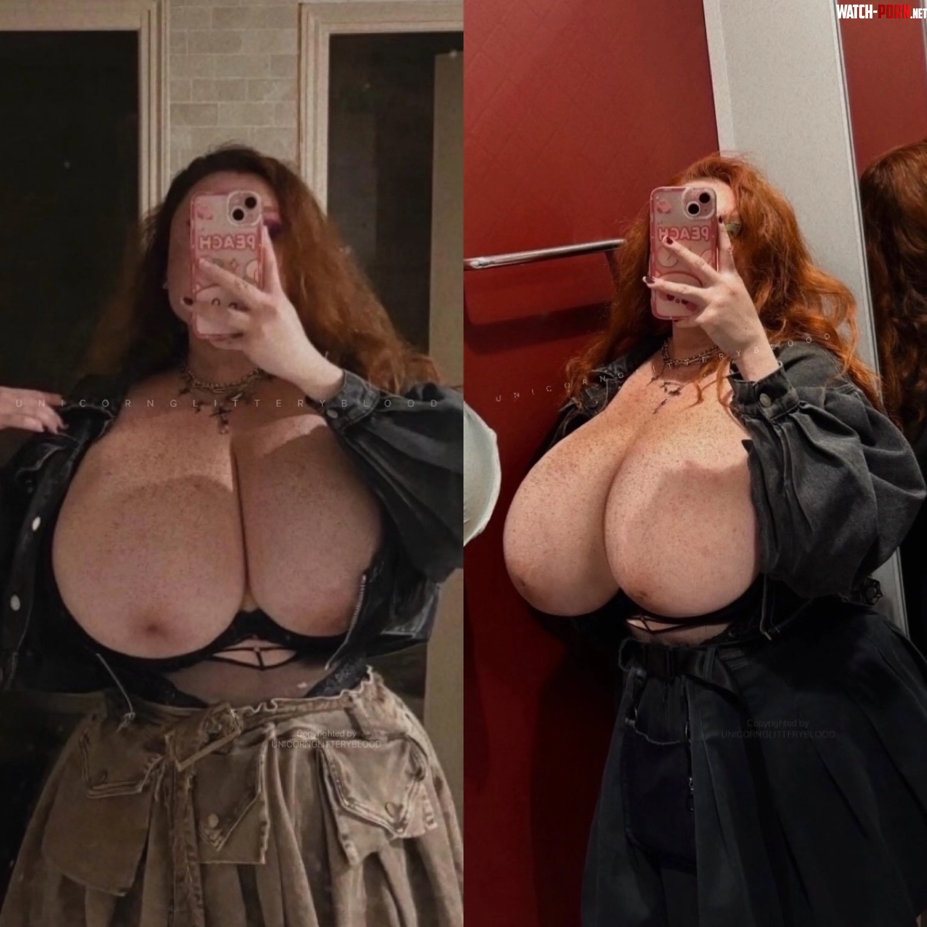 [OC] you see me flashing my tits in public: what do you do? by Unicornglitteryblood