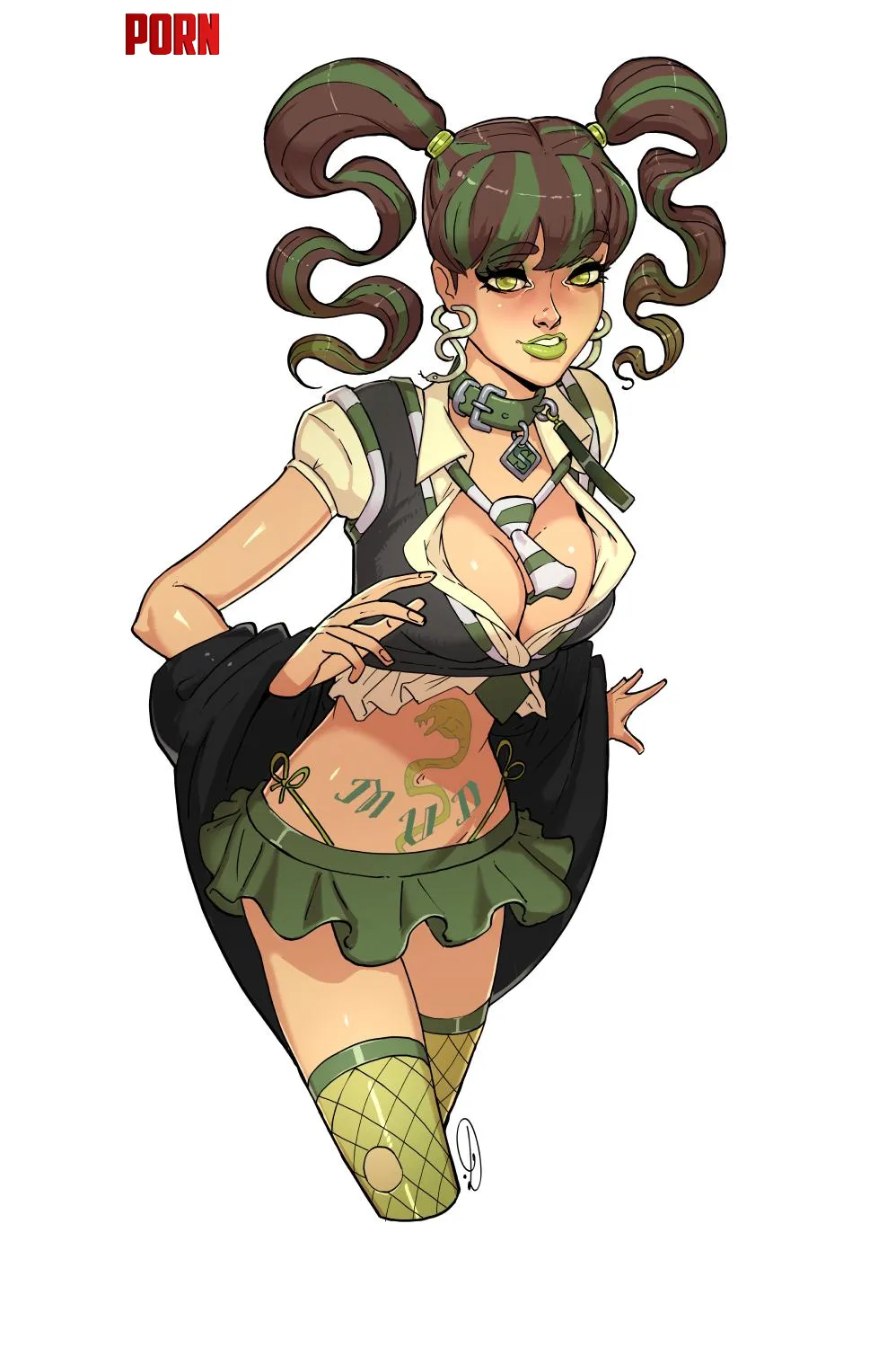 Slytherin Hermione illustration by disclaimer. by SlowSwordfish9839