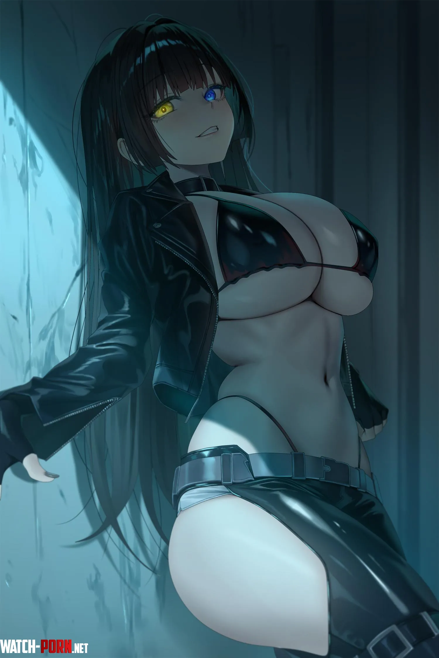 Heterochromia beauty and bikini (RUHEE ルヒ / RUHEE_GN) by elegantloveglimmer
