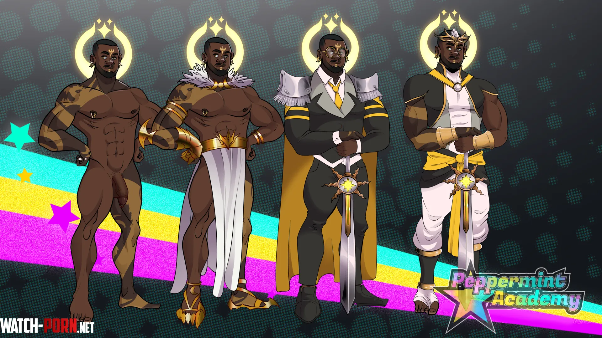 Some of Pryce's outfits for Peppermint Academy by astralnight017