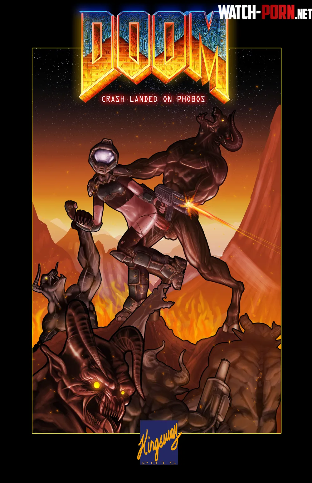 Crash landed on Phobos (Kingsway) [Doom] by EnigmusPrime