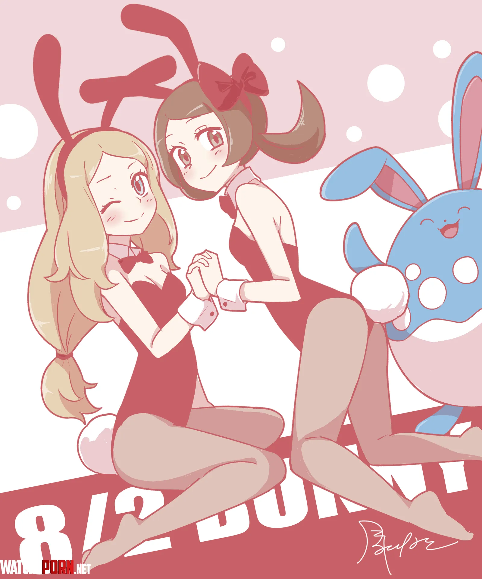 Serena and Lyra [Pokémon] by LovThat-KalosianGirl