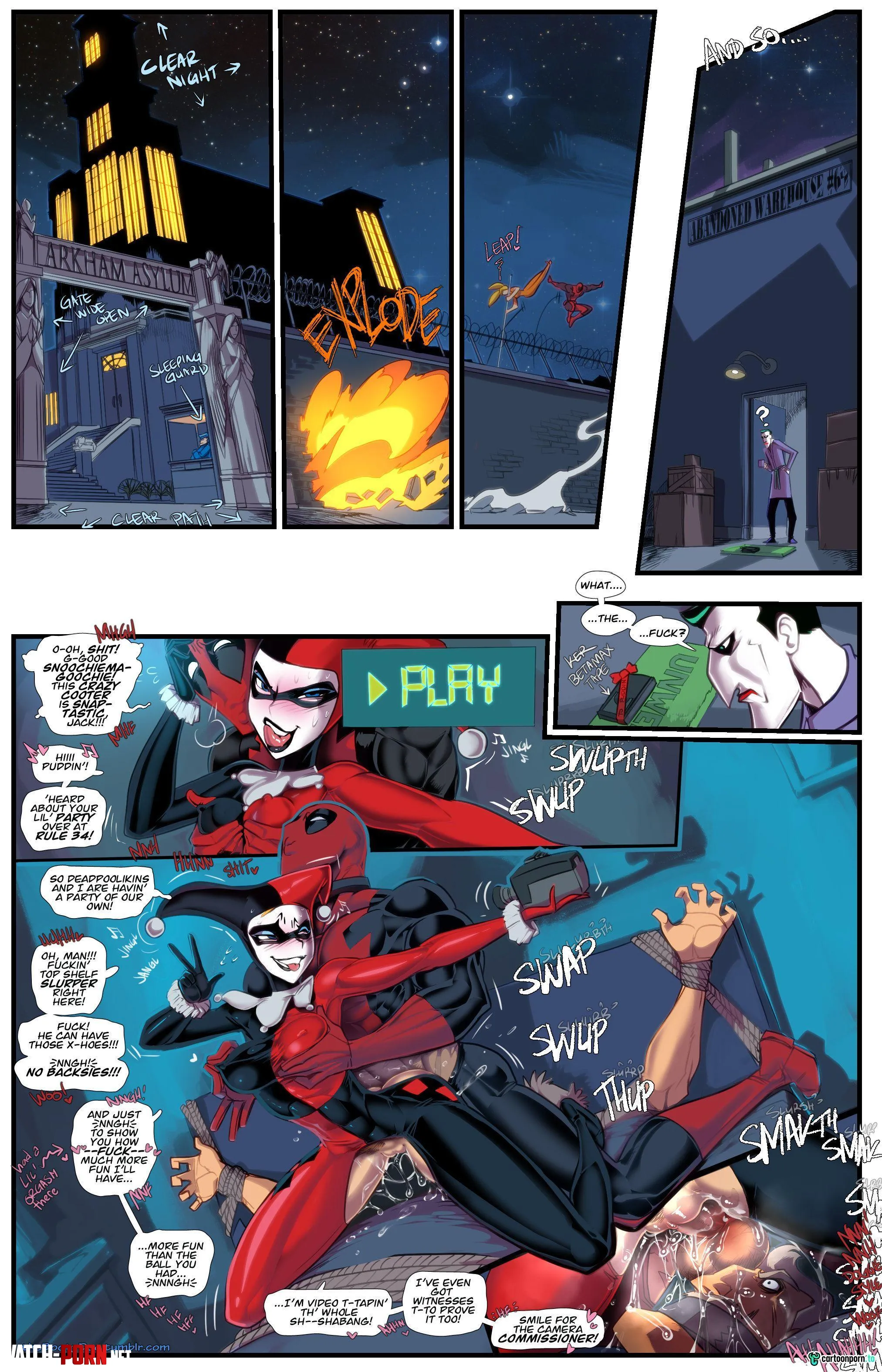 Crazy Insane Sex (Batman , Deadpool , Teen Titans) [Fred Perry] Part 2 by StewartWrightQ1Pj