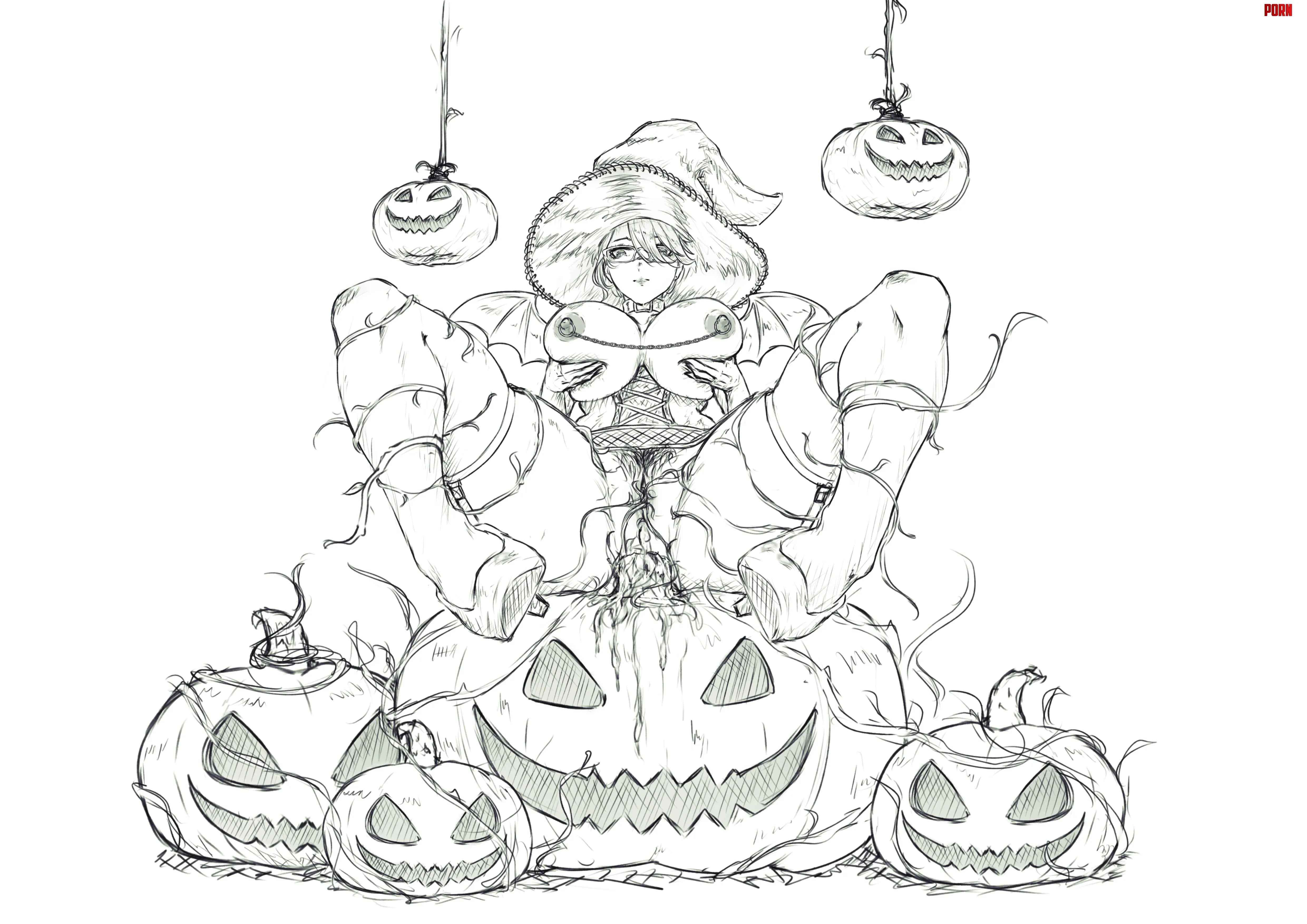 Halloween Commissioned Art, Result is Amazing | Art by Faruu | OC Althea by Raiyokuu