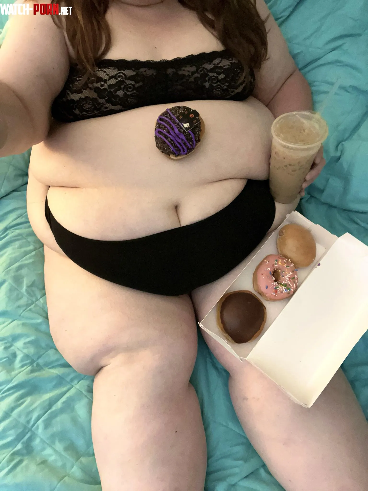 Fat girl breakfast by pinkbbw