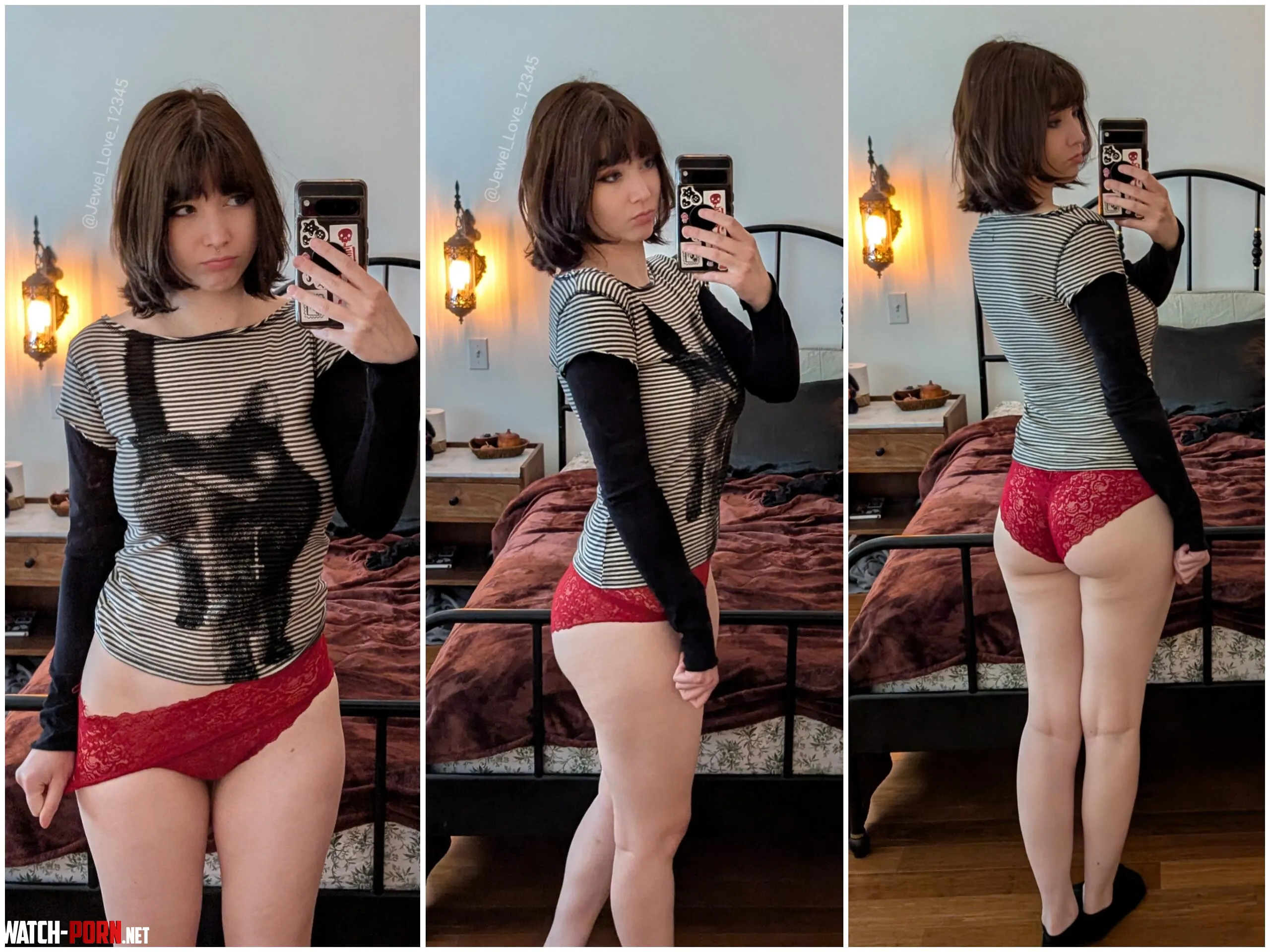 Sexy red panties 😋 by Jewel_Love_12345
