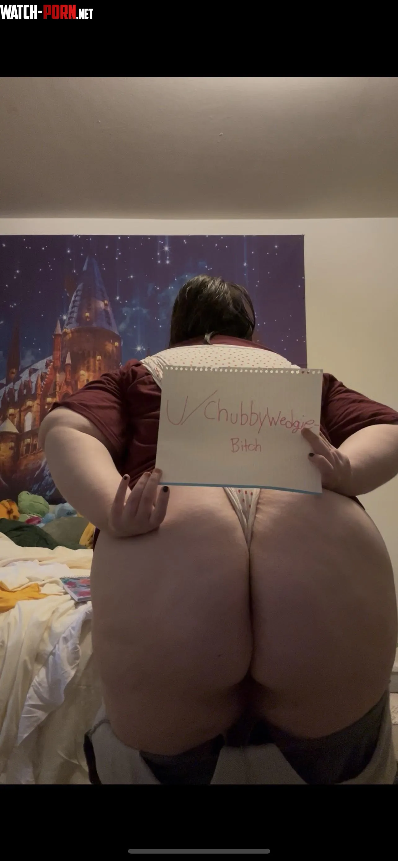 u/chubbywedgiebitch wanted everybody to see how pathetic she is by veryveryveryy