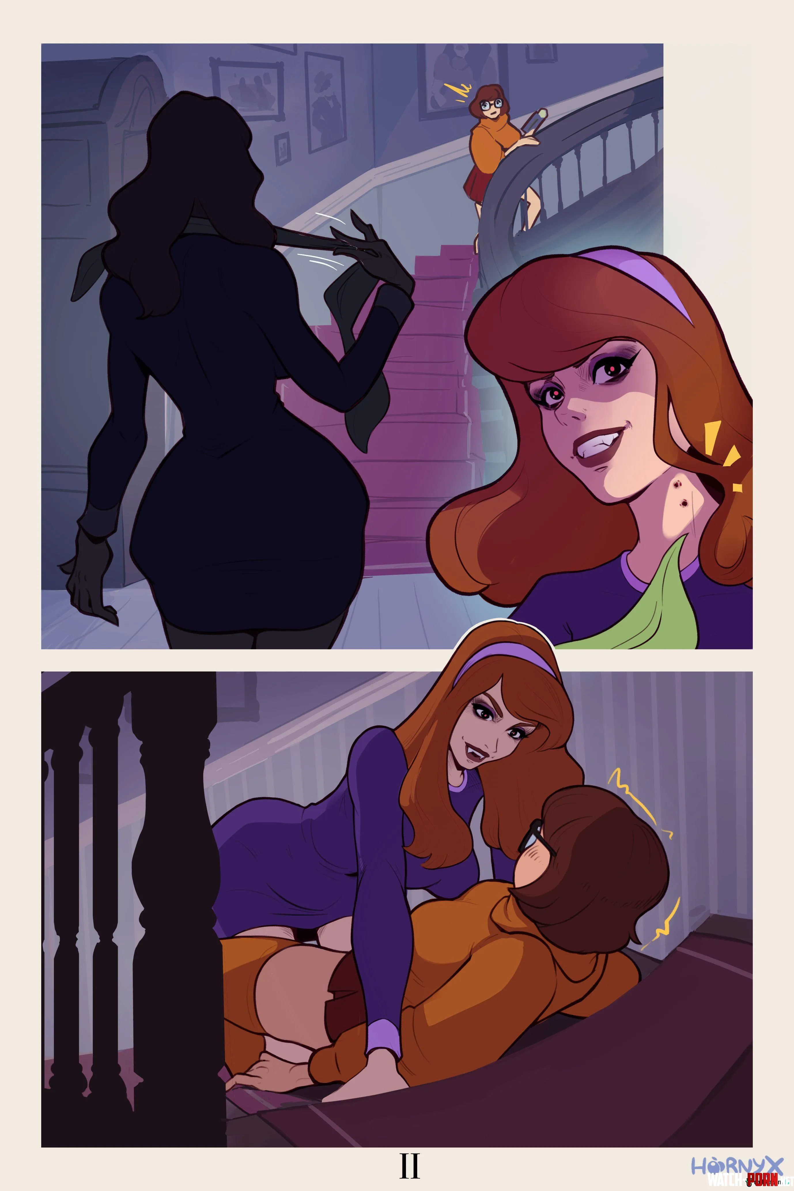 Velma and Daphne's spooky night (Scooby-Doo) [Hornyx] Part 2 by StewartWrightQ1Pj