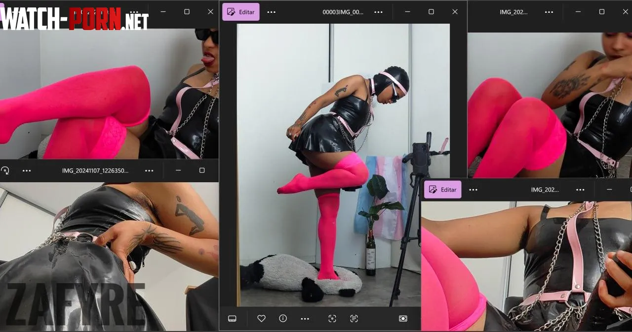 Latex and lycra fits so good together. Sweat is fully guaranteed here. by zafyre777