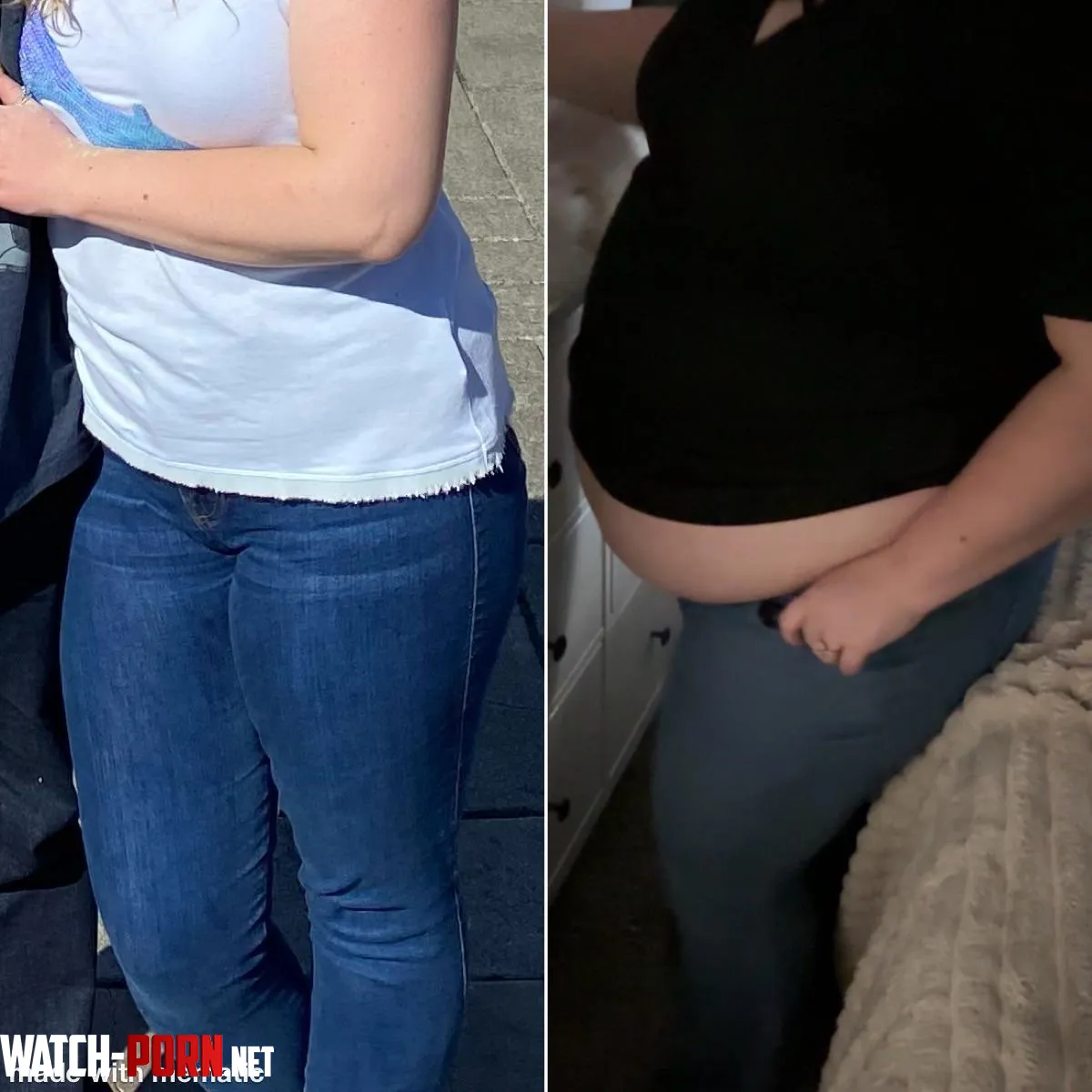Belly can’t be contained by jeans anymore by Slight_Year_6650