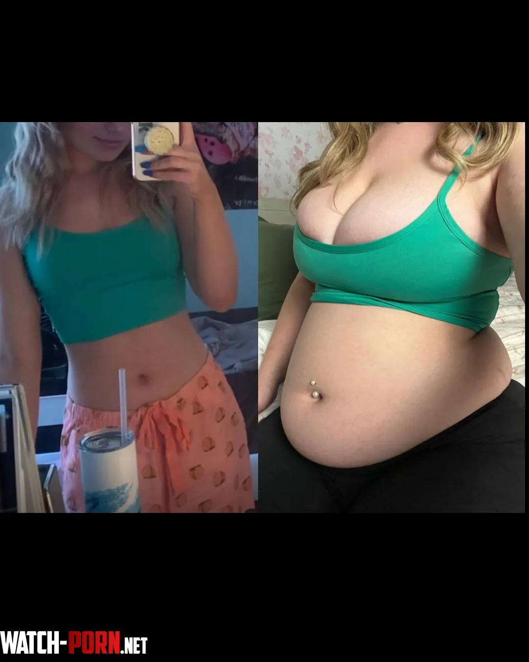 Same shirt different belly by blondiee188