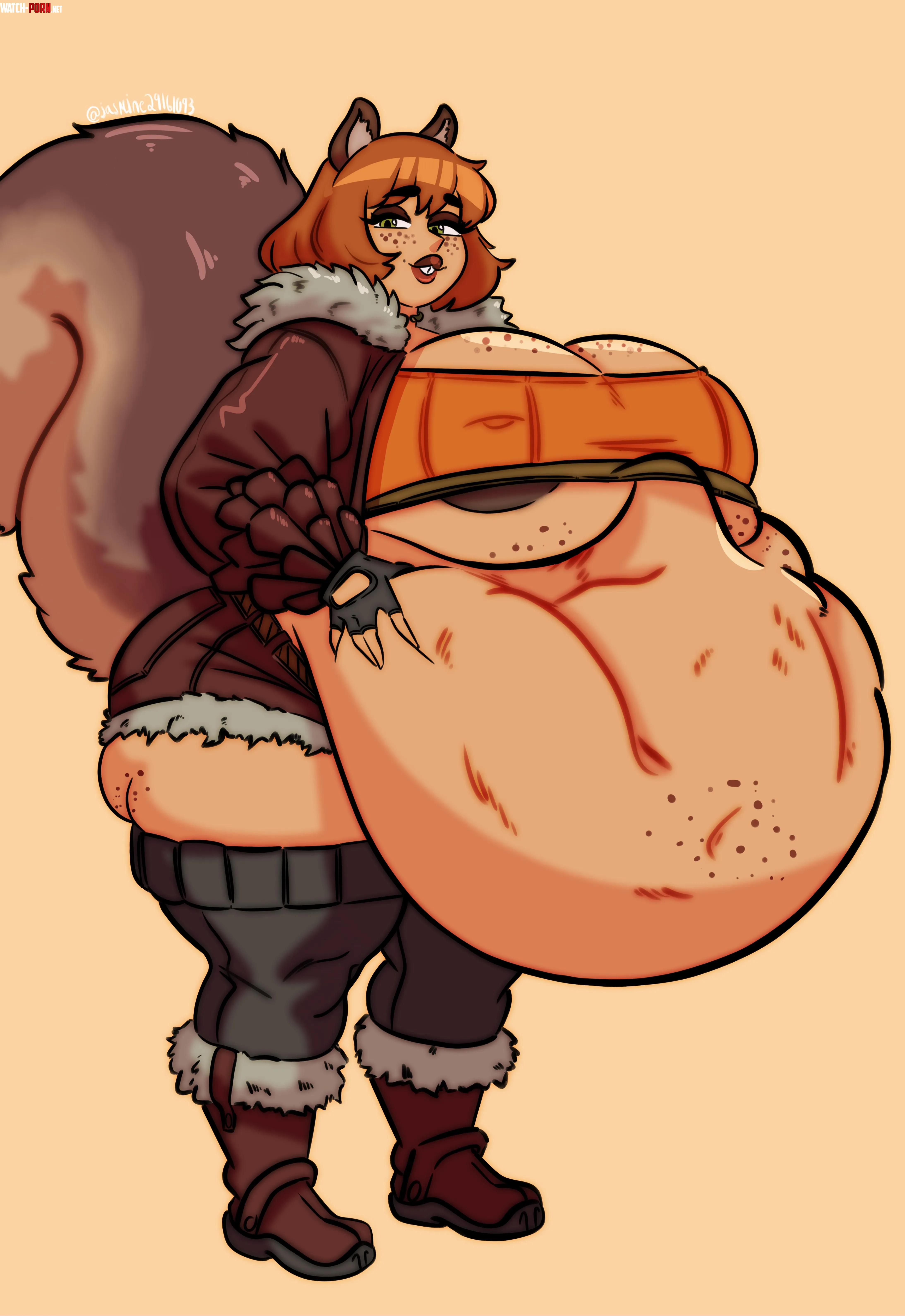 {image} squirrel girl from marvel vore (My art). by ultrajazzanna