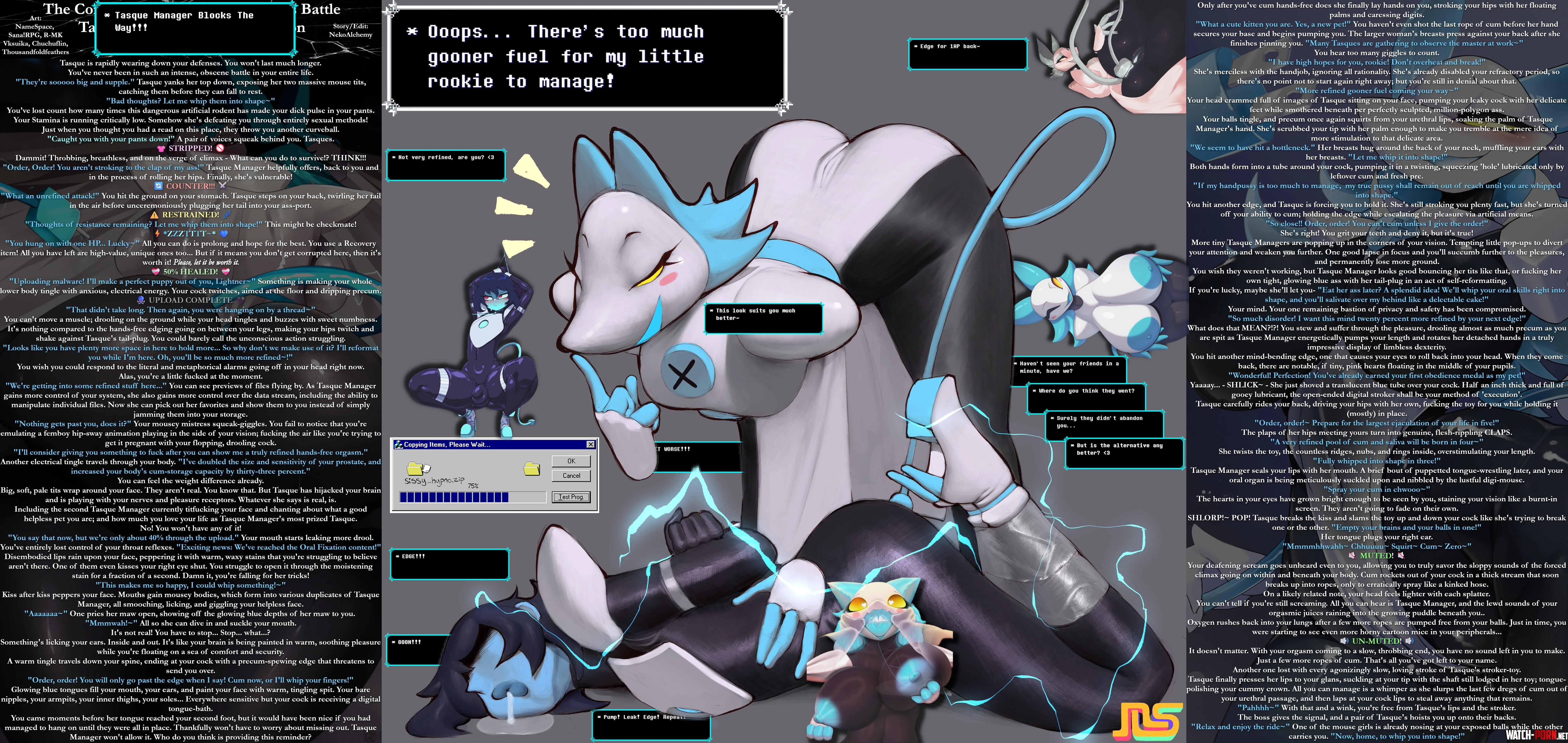 Tasque Manager Blocks The Way! [Femdom] [Pleasure Corruption] [Mind Break] [Brain Hack] [Art: NameSpace, Sana!RPG, R-MK, Vksuika, Chuchuflin, Thousandfoldfeathers] by NekoAlchemy