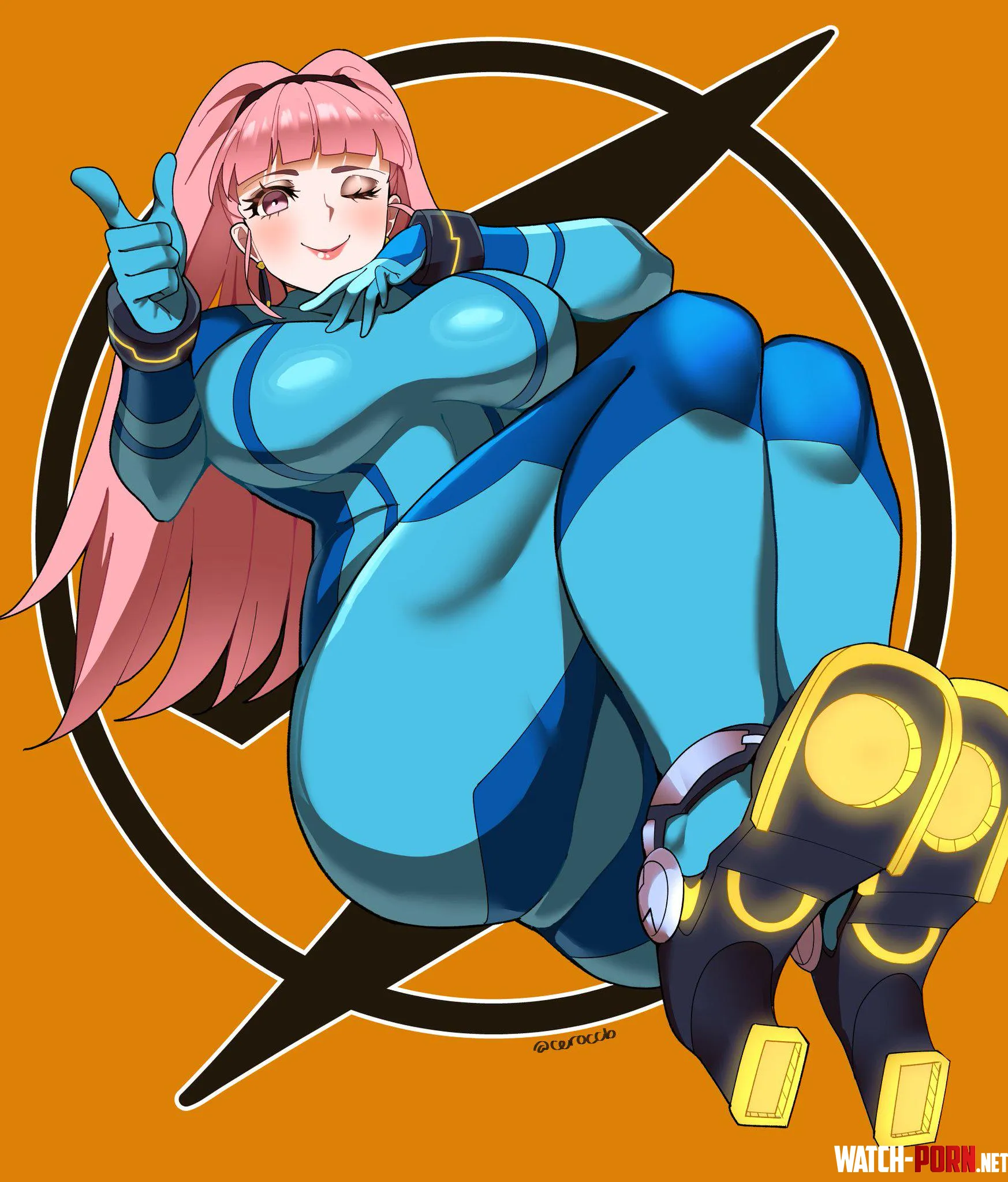 Zero Suit Hilda by LafterMastr