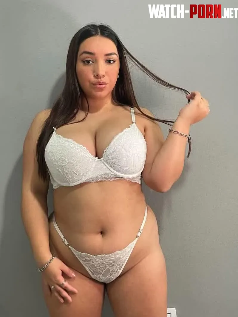 [IRTR] OMG, this white lingerie is fire! by PowerGoddessxo