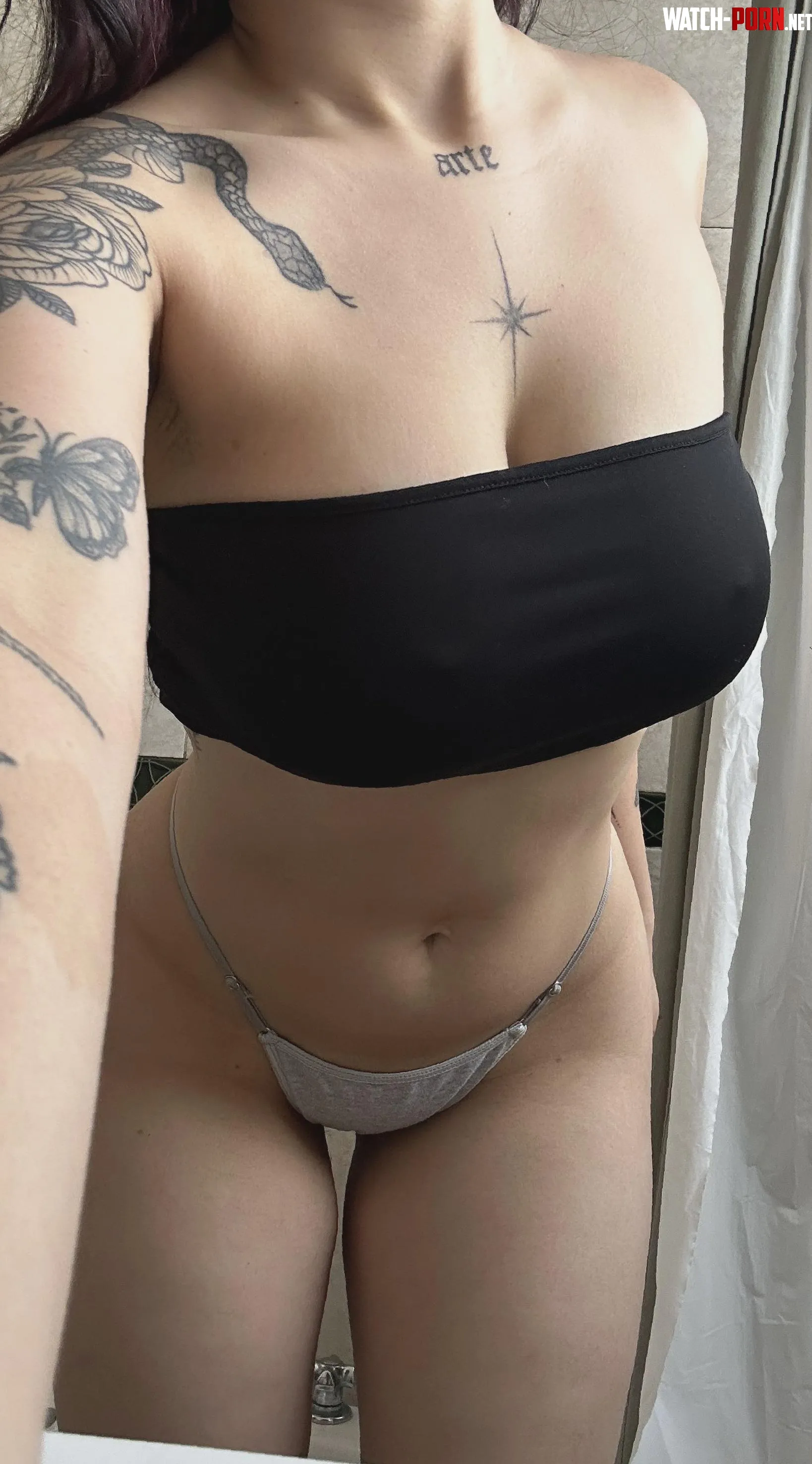 hmm are my boobs cute? be honest:3 by JadeBento