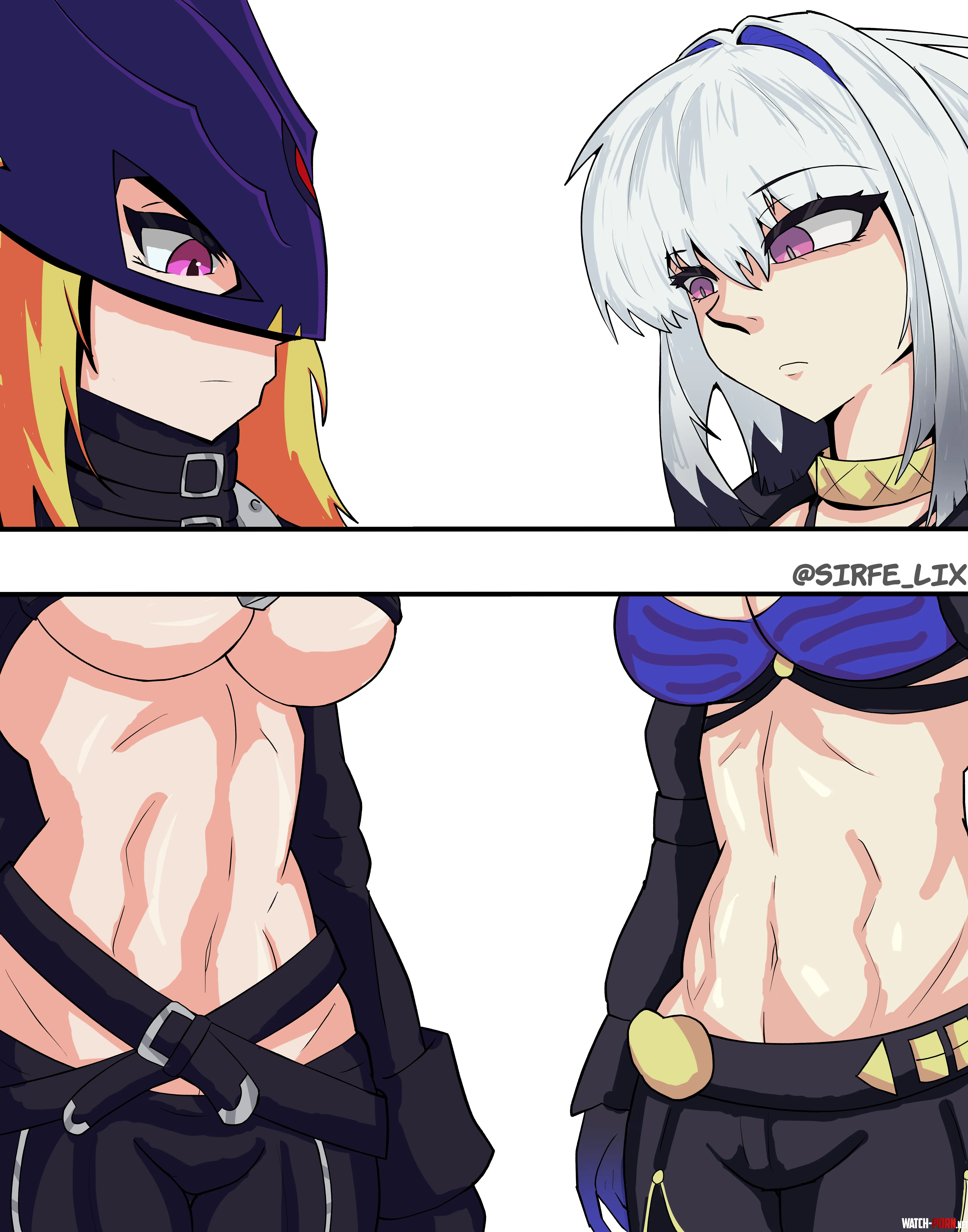 Beelstarmon and Galbrena [Digimon/WuWa] by Sirius_Sad