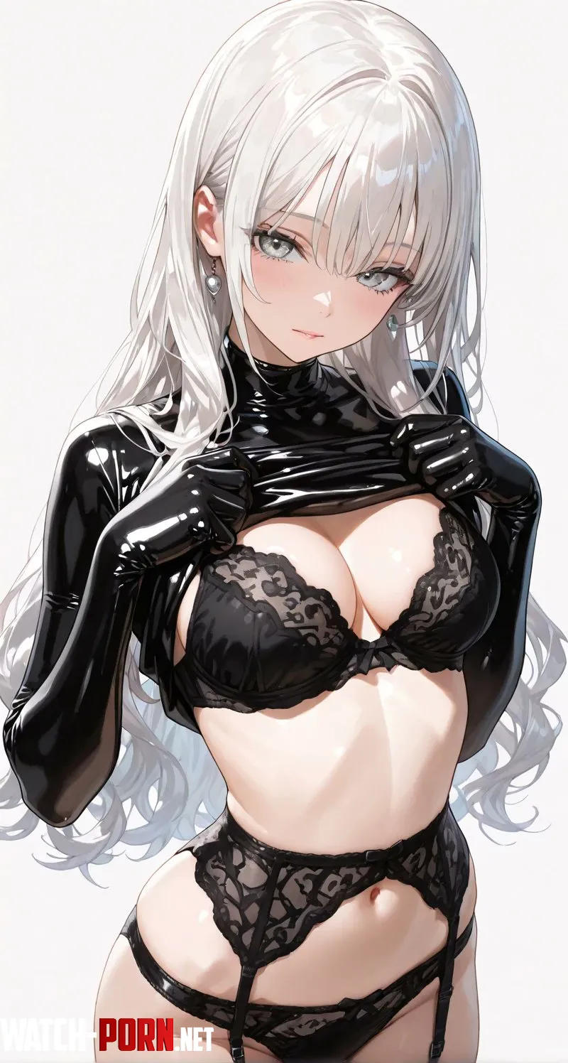 Lingerie Underneath her Bodysuit by WoolsonDaSheep