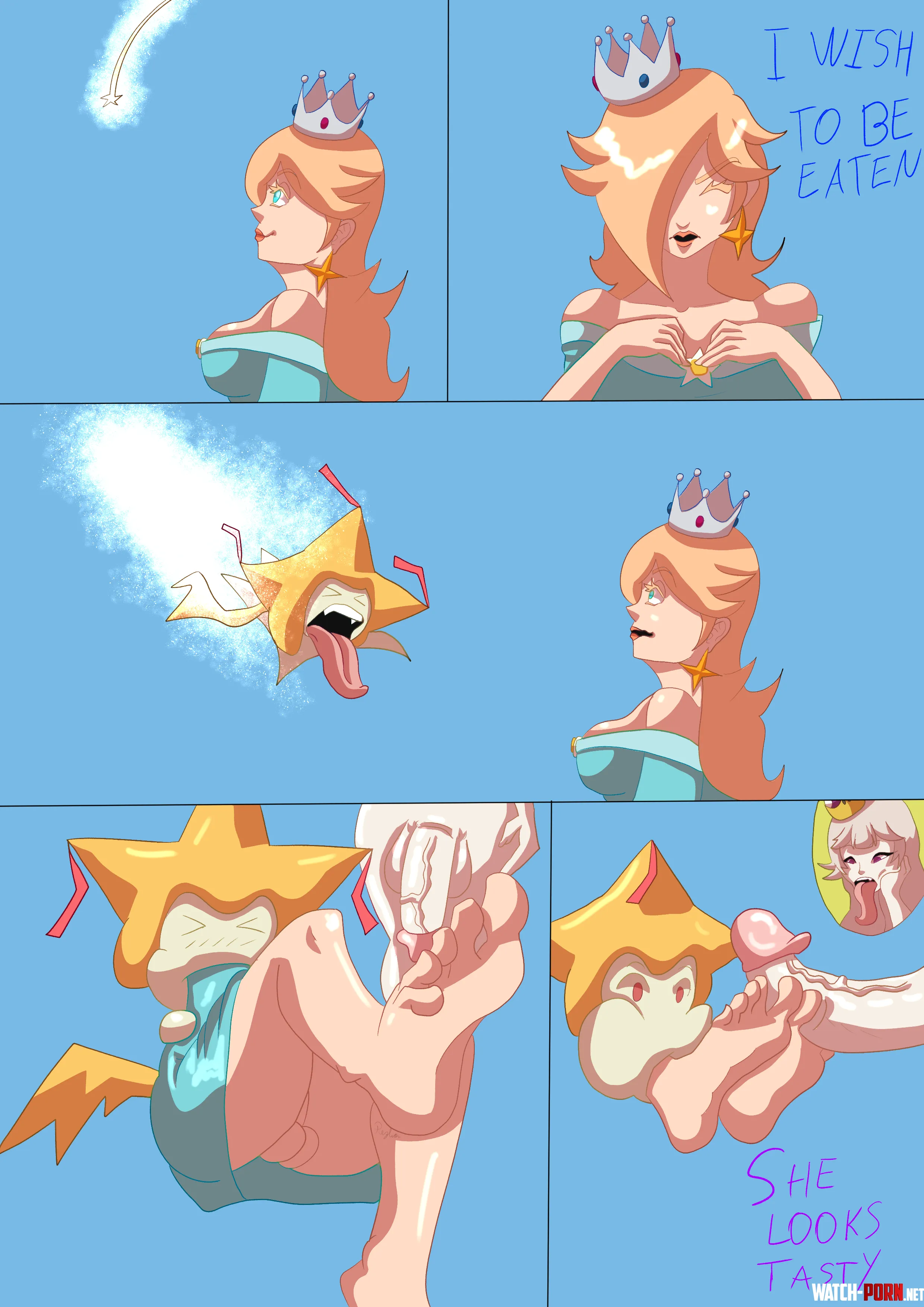 {comic} deep wish (art by me) by RezlionS2