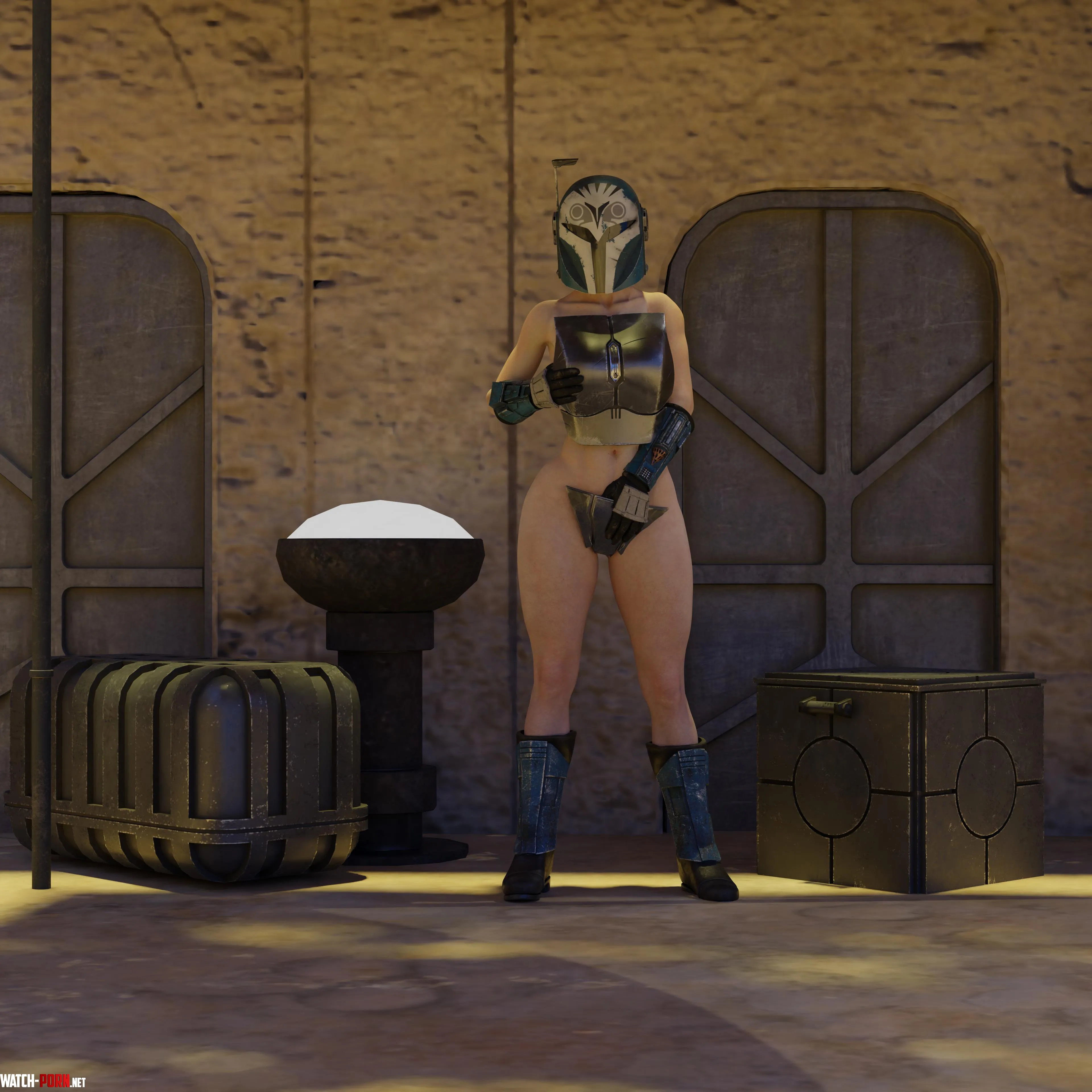 Bo-Katan pin up (by me) by SmallReputation6720