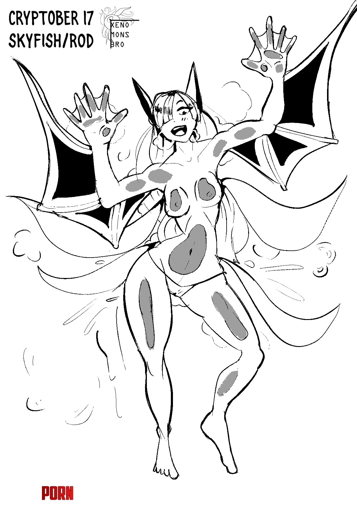 Cryptober 17:skyfish by cantaffordtopost