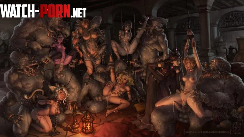 Mind flayer party (Erodun) by SpitefulCrow1701