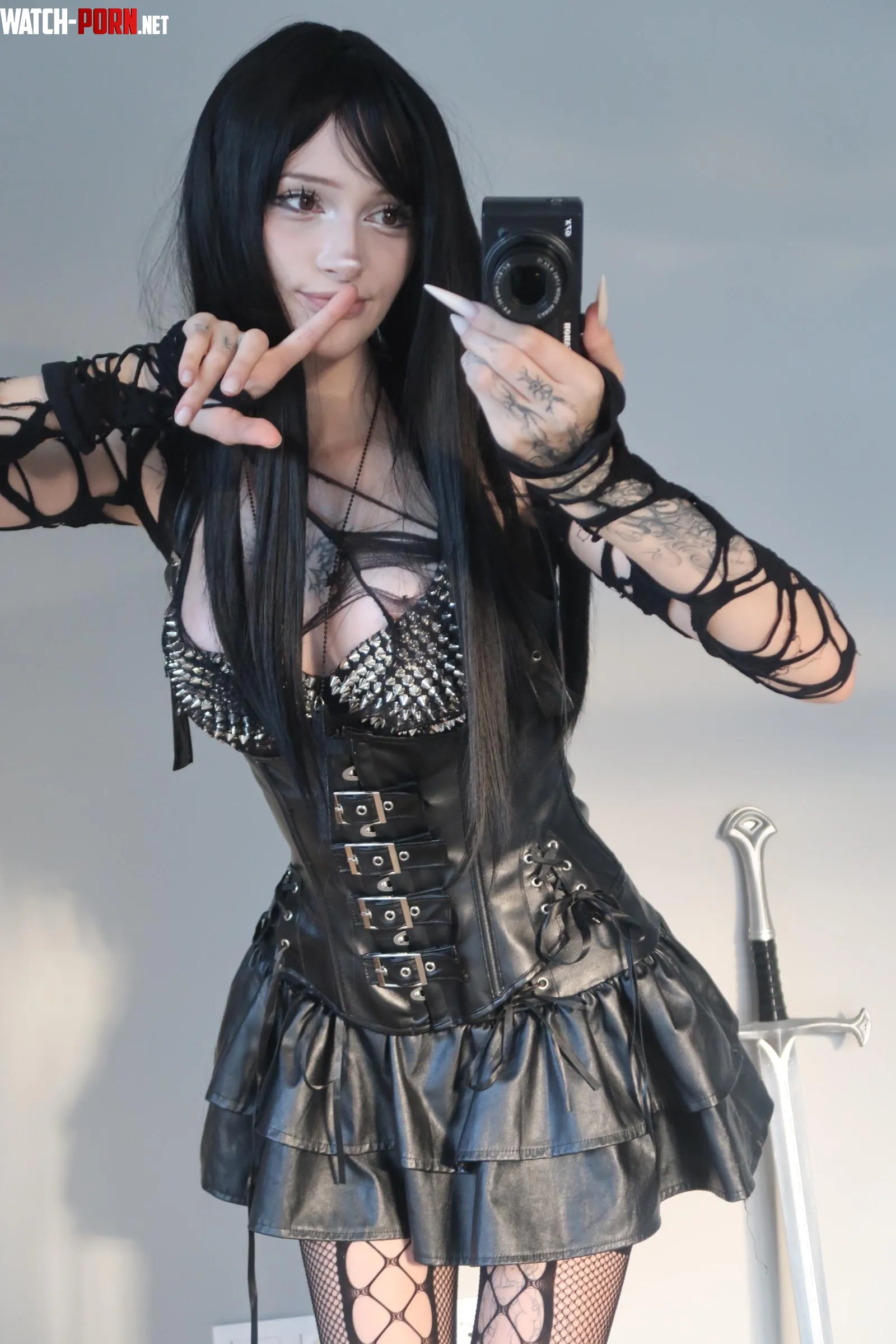 The season for wearing leather is open by fallenemoangel111