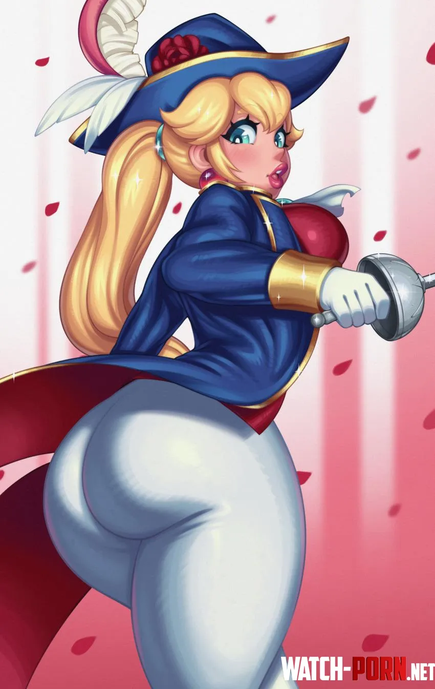 Princess Peach (Flatillustrator Khan) by KrazyK1989