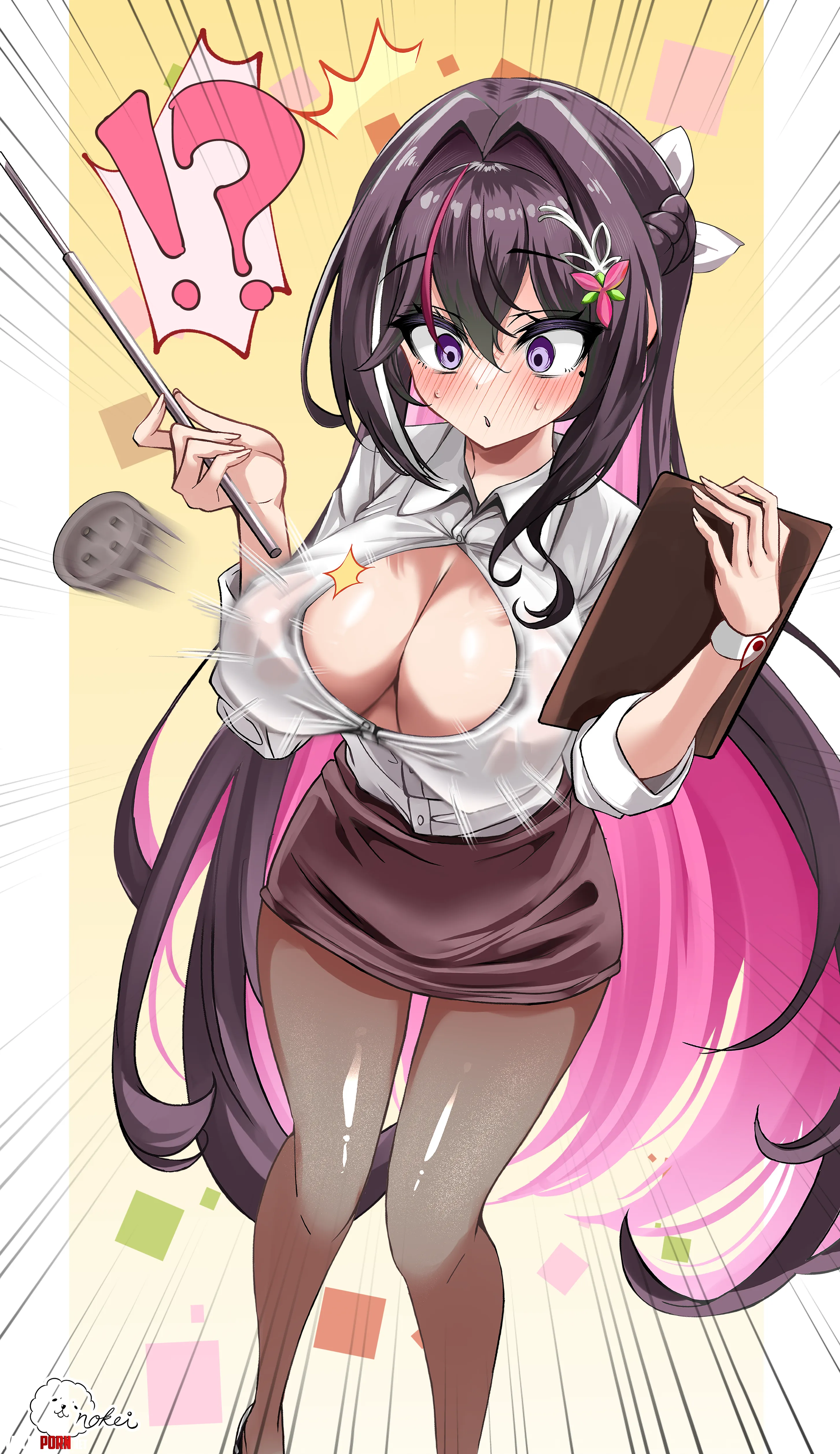Azki's button coming off [Hololive] by LafterMastr